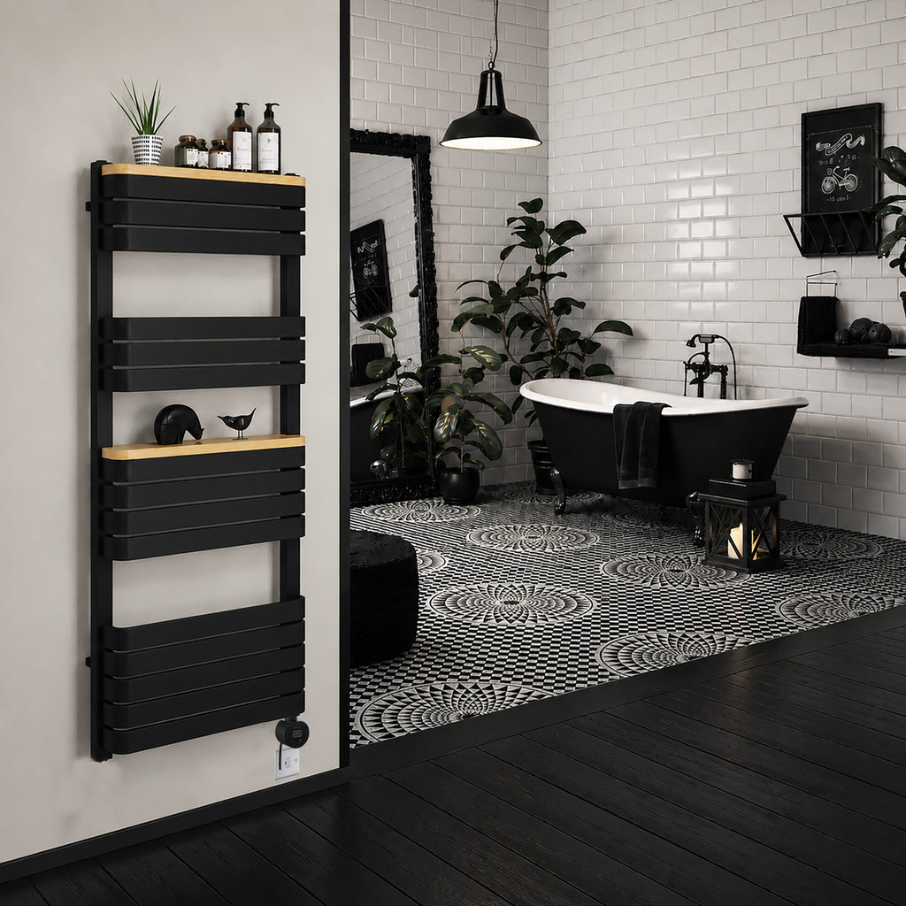 01-dq-tesoro_-1200h-x-500w_mm_-600w-electric-towel-rail_-ultra-matt-black-_wi-fi-controlled-with-terma-veo-element-in-black_black_-15-28-_c