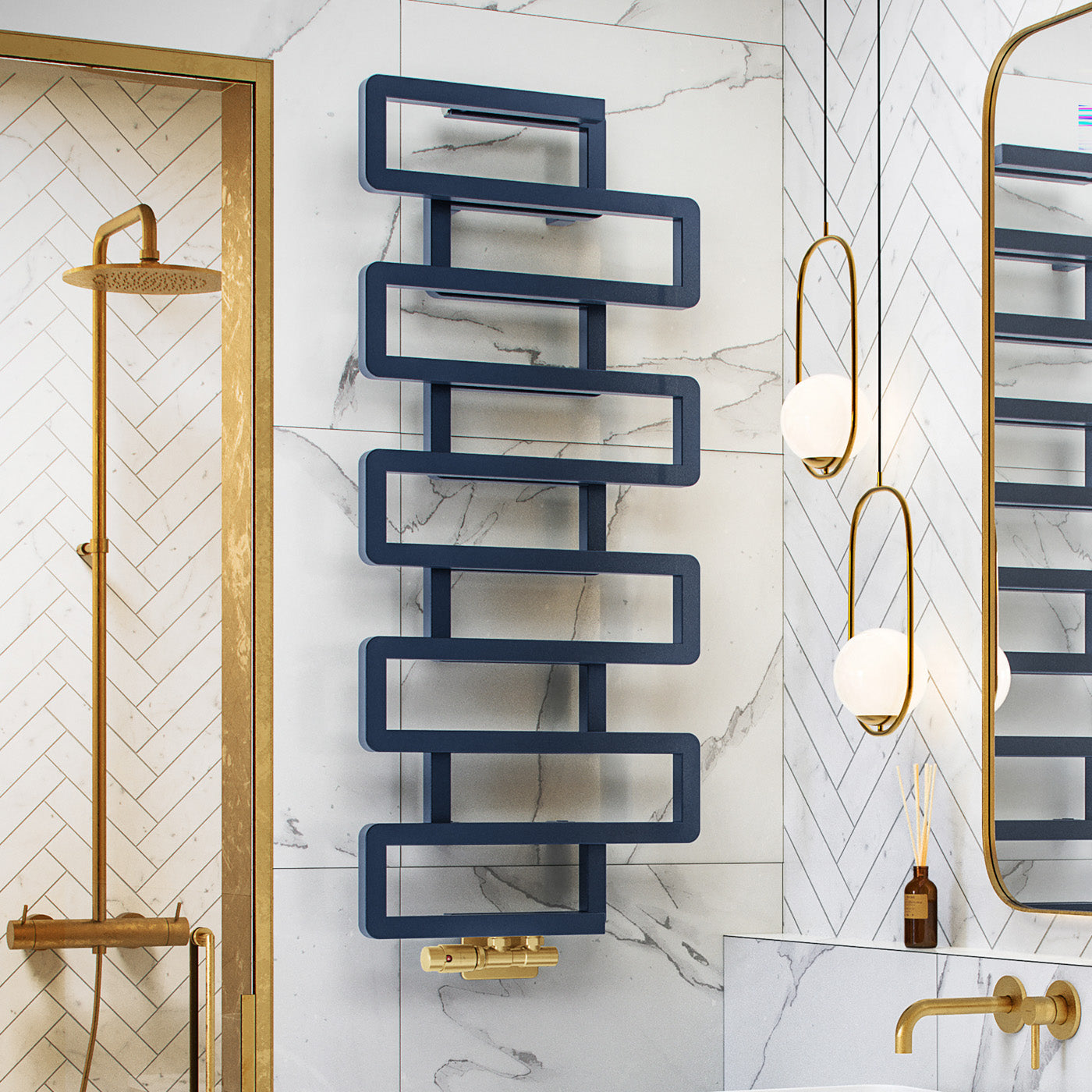 01_Terma-BOOKIE_-1155h-x-500w_mm_-2110-BTUs-Heated-Towel-Rail_-Denim-Blue