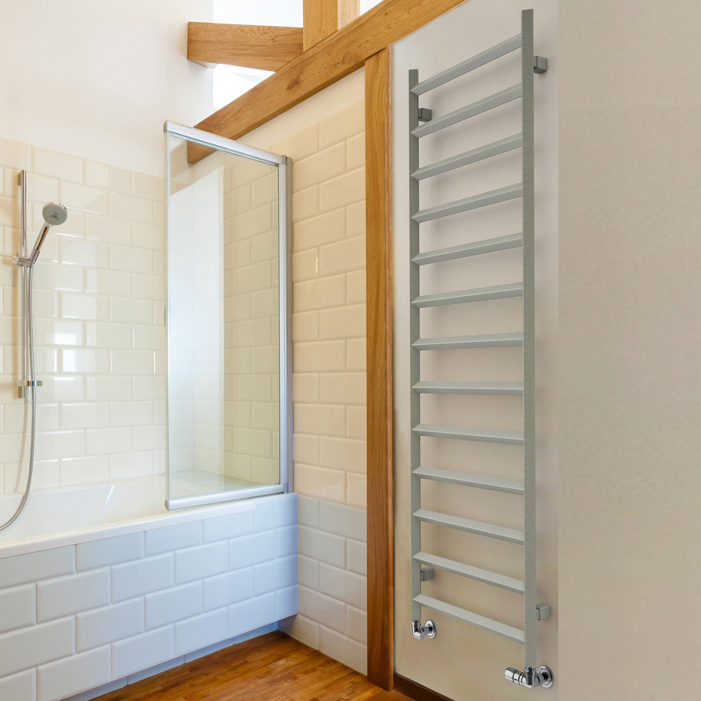 01_Terma-CRYSTAL-1560h-x-500wmm-1777-btus-heated-towel-rail-sparkling-gravel-taupe-grey