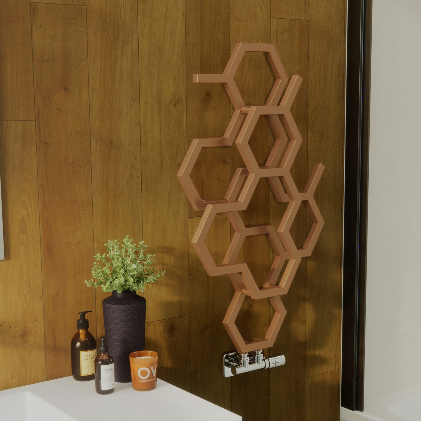 01_Terma-HEX_-821h-x-486w_mm_-846-BTUs-Heated-Towel-Rail_-Bright-Copper