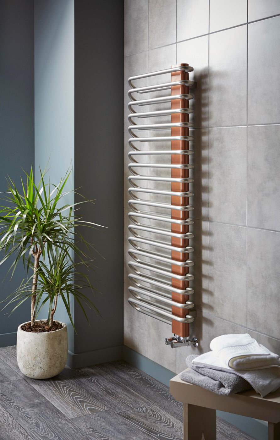 01_Terma-MICHELLE_-1200h-x-500w_mm_-2459-BTUs-Heated-Towel-Rail_-Nickel-Gloss-_Bars_-_-Copper-_Masking