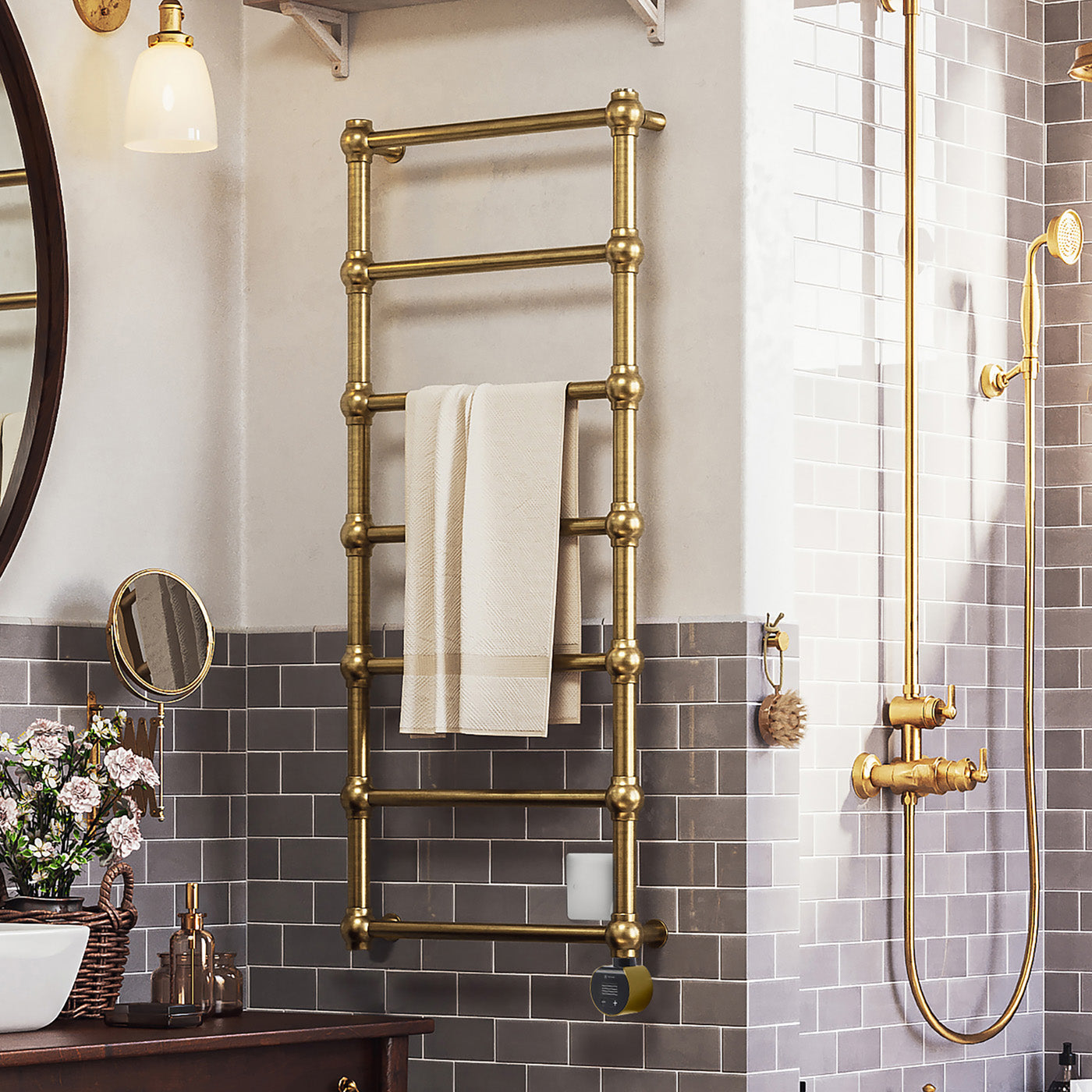 01_Terma-RETRO-_Wi-Fi_-15-28-deg._-1170h-x-504w_mm_-300w-Electric-Towel-Rail_-Aged-Matt-Brass-Effect
