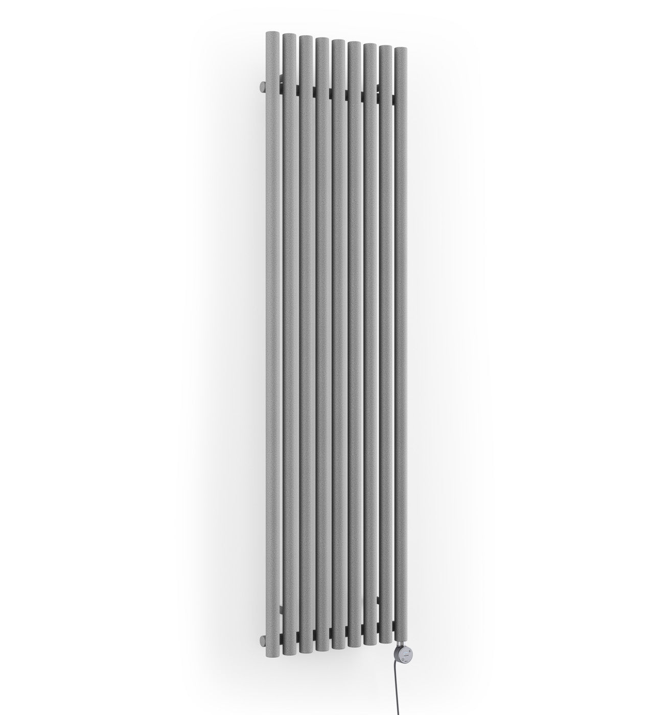 01_Terma-ROLO-ROOM-E-_Bluetooth_-1800h-x-480w_mm_-1-Kw-Electric-Radiator_-Textured-Salt-n-Pepper-Grey_1