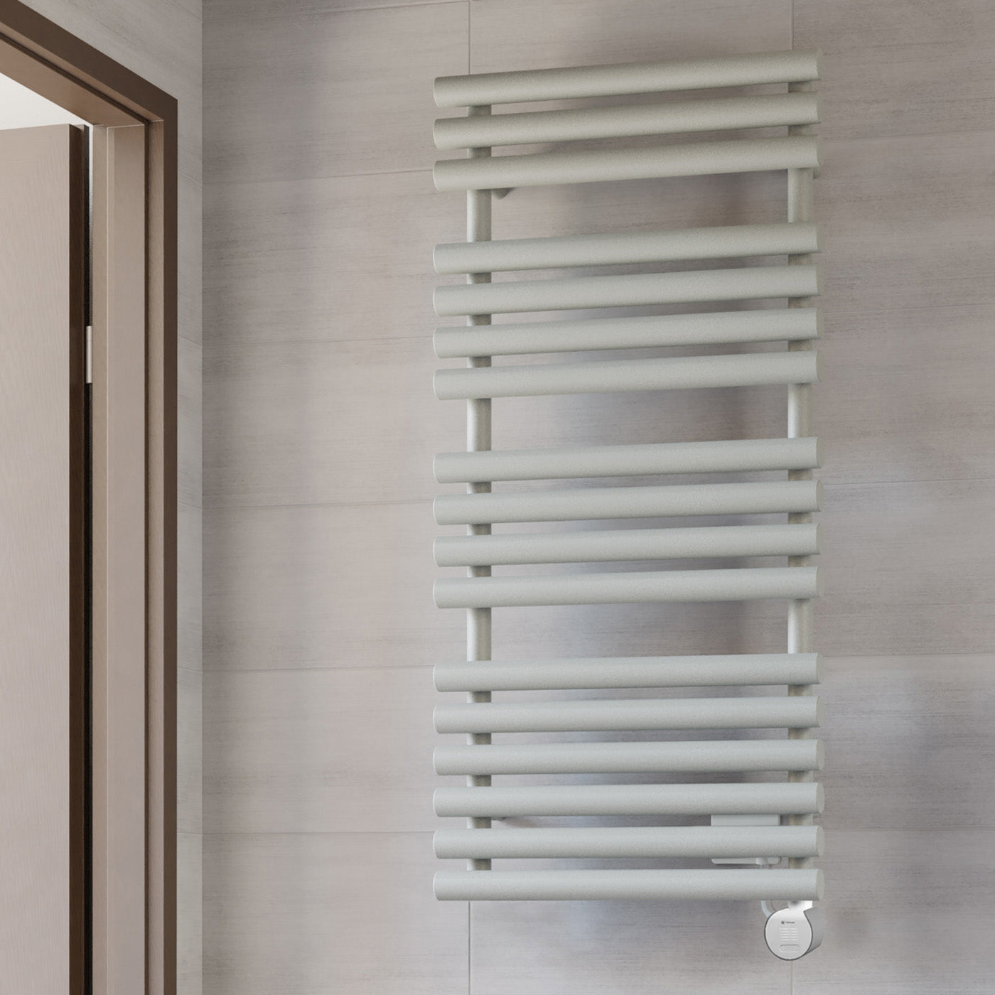 01_Terma-ROLO-TOWEL-_Wi-Fi_-15-28-deg._-1085h-x-520w_mm_-600w-Electric-Towel-Rail_-Textured-Salt-n-Pepper-Grey