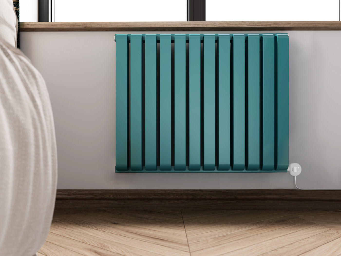 01_Terma-WARP-ROOM-E-_Wi-Fi_-UK-plug_-630h-x-785w_mm_-0.8-Kw-Electric-Radiator_-Matt-Teal-_RAL-5018