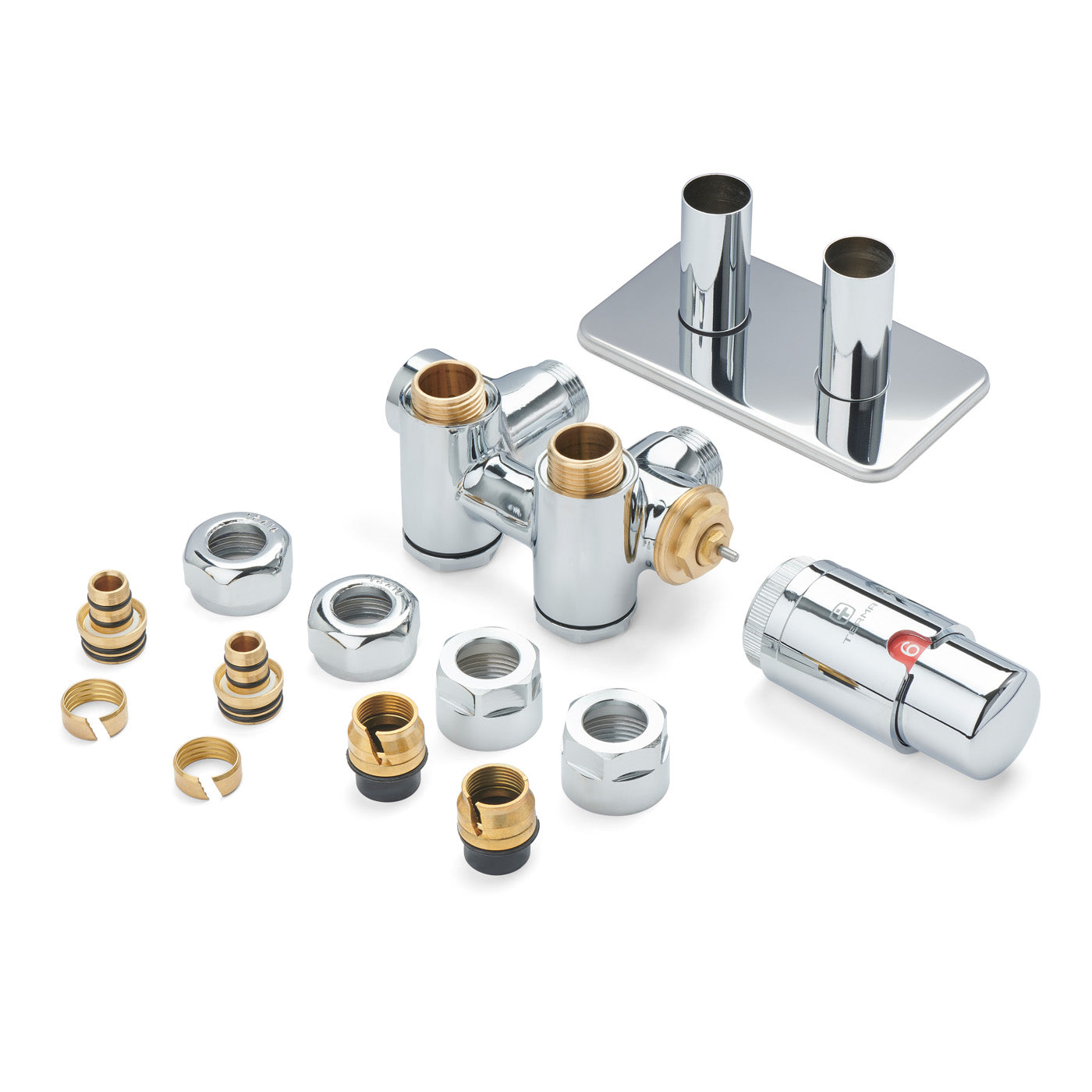 01_Thermostatic-50mm-Radiator-Valves-_TRVs_-with-Integrated-T-Piece-_for-Dual-Fuel_-_-Pipe-Masking_-Chrome_-RIGHT-SIDED_-3-AXIS-_CORNER_-INTEGRA-DUO