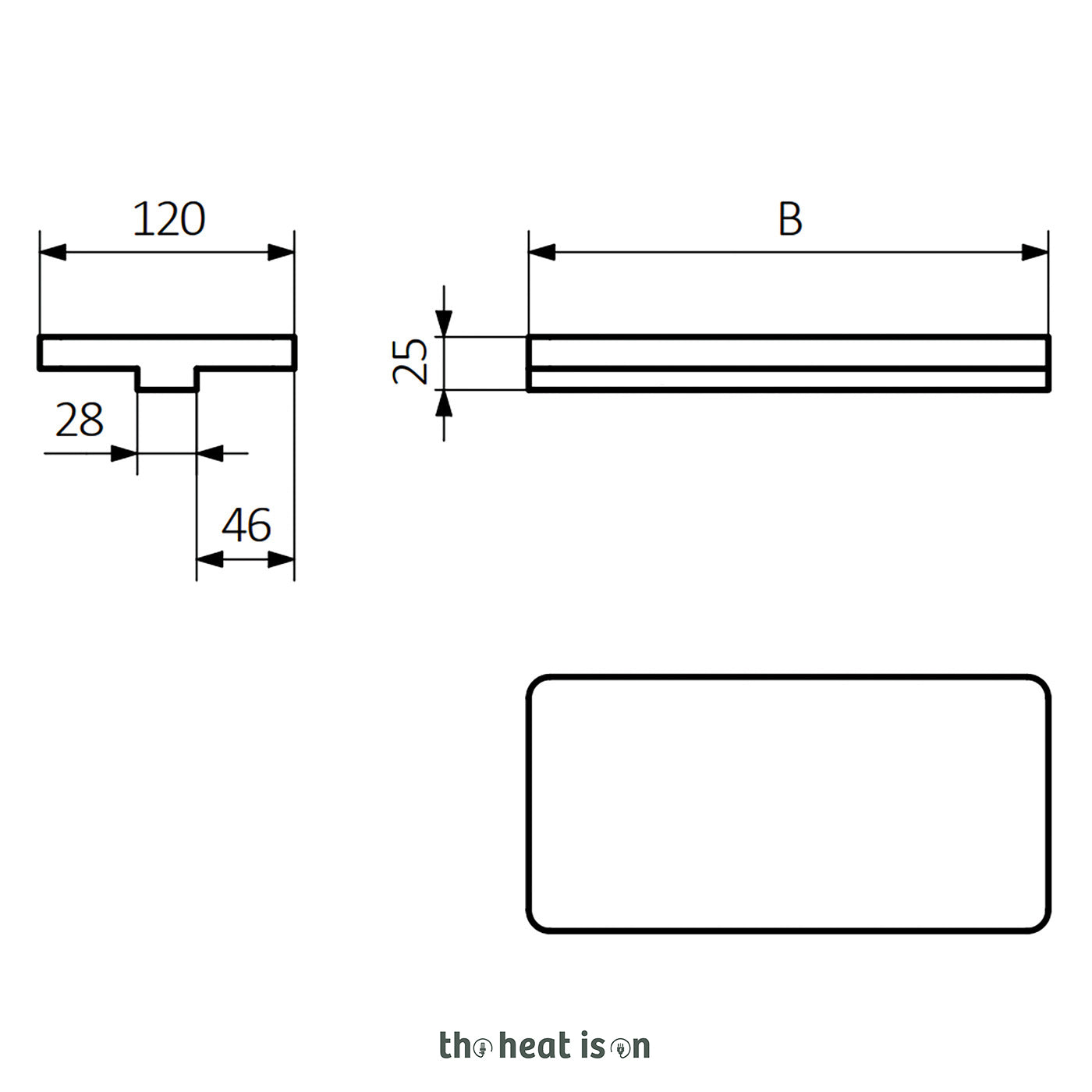 01_Wooden-Shelf-Accessory_-Oak_--for-Terma-BOOKIE-Towel-Rail_-400mm-Wide-Stand-Model