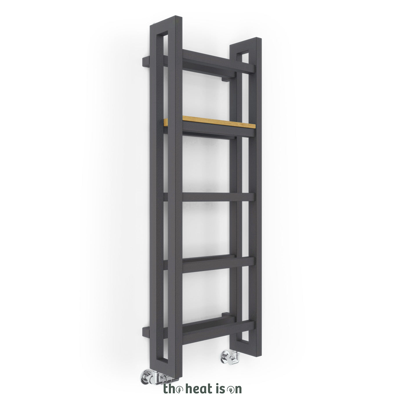 01_Wooden-Shelf-Accessory_-Oak_-for-Terma-STAND-Towel-Rail_-400mm-Wide-Model