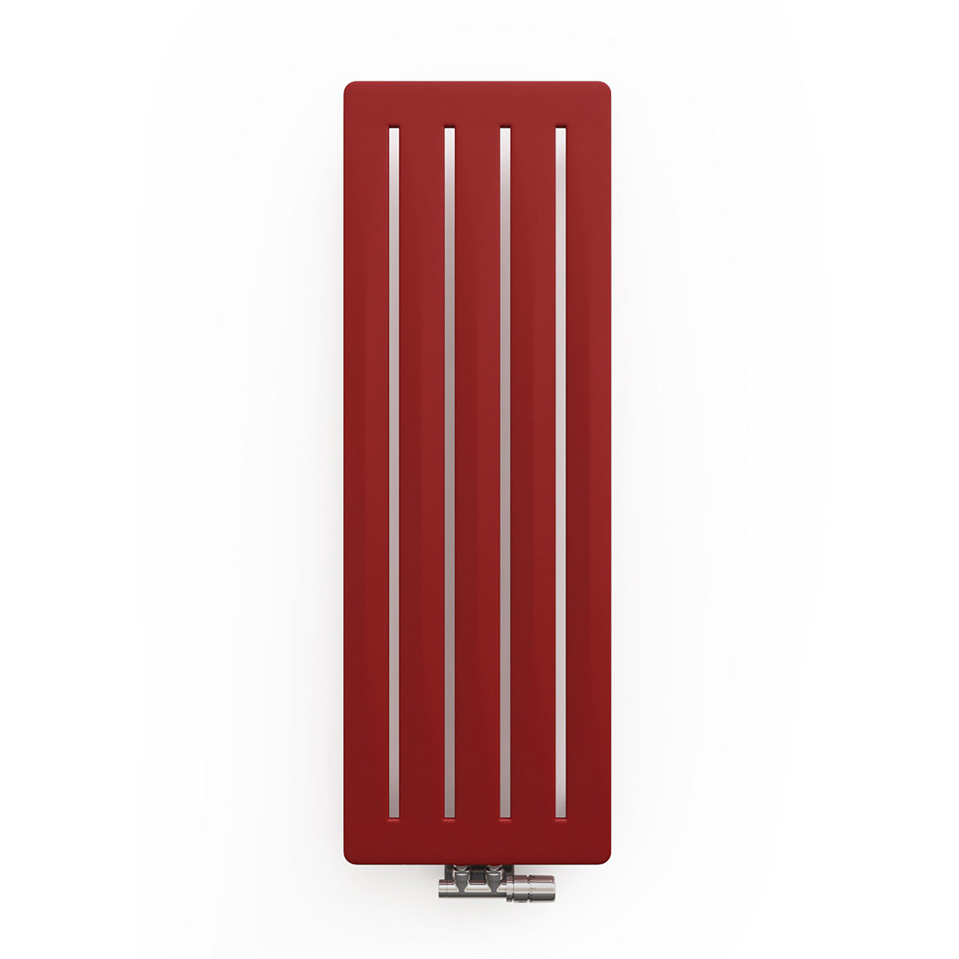 Terma AERO V, 1200h x 410w(mm), 1563 BTUs, Vertical Designer Radiator, Metallic Red
