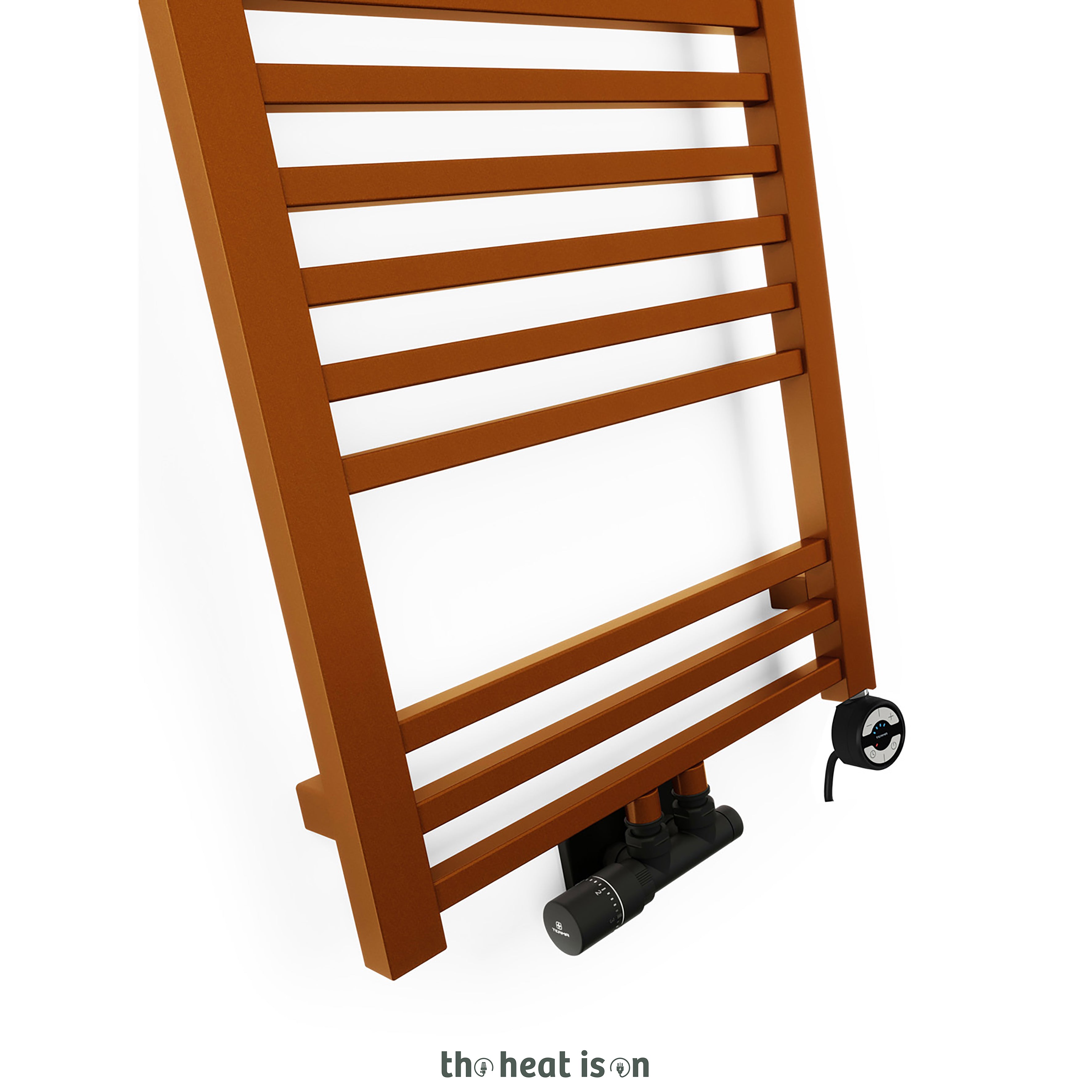 01_terma-bone-dual-fuel-towel-rail_-1260h-x-500w_mm_-_50mm-connections_-1716-btus_-400w_-bright-copper-_with-twins-valves-in-black-_-moa-element-in-black_-30-60oc