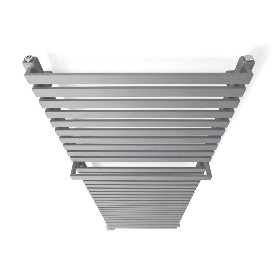 Terma CITY, 1590h x 500w(mm), 3027 BTUs, Heated Towel Rail, Salt & Pepper
