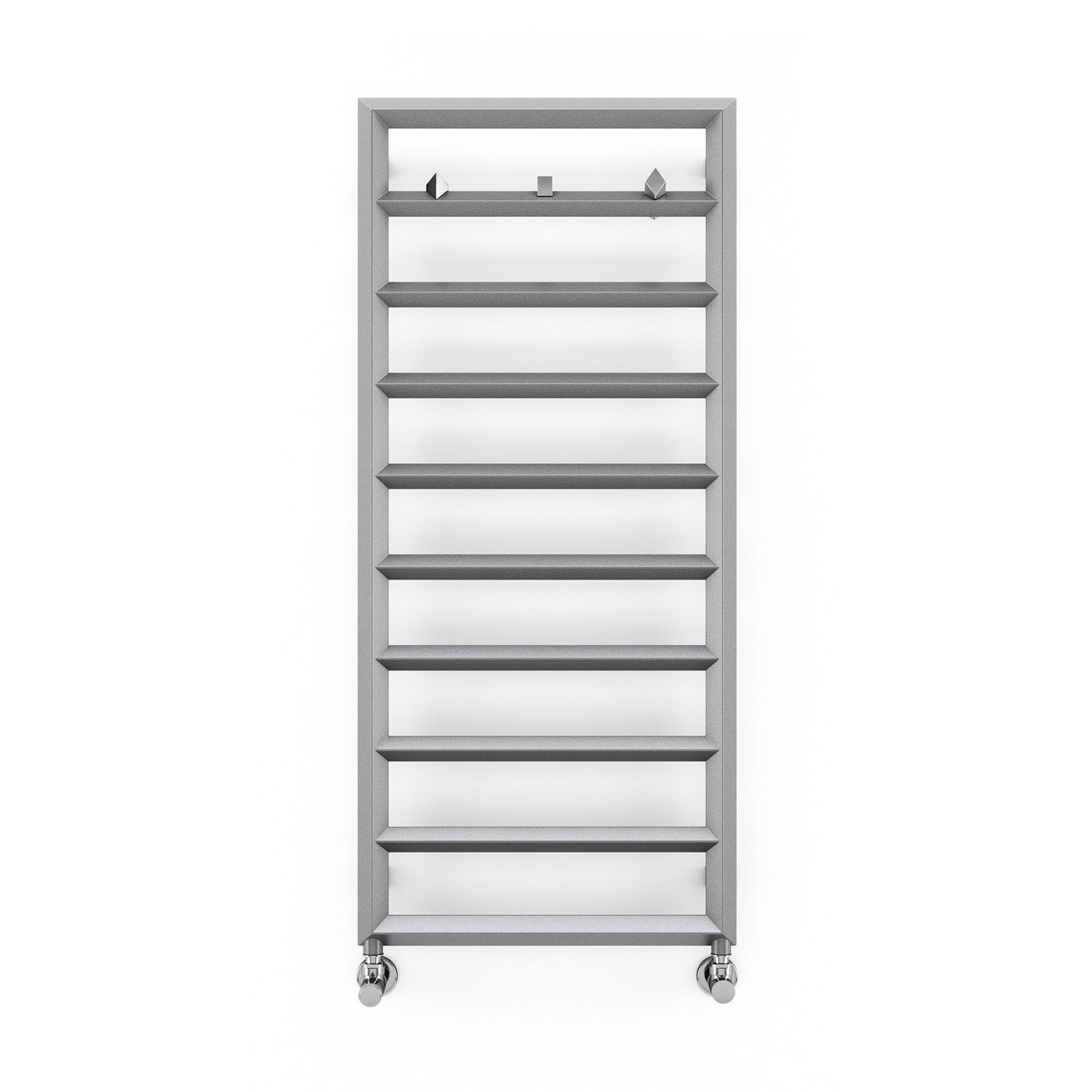 Terma DIAMOND, 1120h x 500w(mm), 1365 BTUs, Heated Towel Rail, Salt & Pepper
