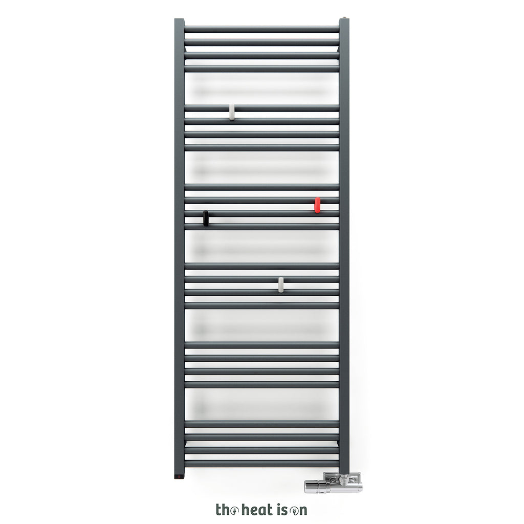 Terma YO!, Elastomer (Rubbery Plastic) Insert & Rotate to Fit Hanger Accessory, 5x Colours, for Various Terma Towel Rails
