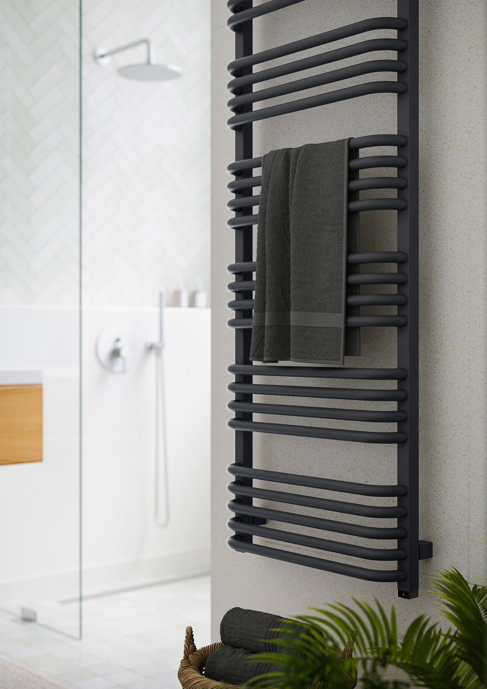 02_Terma-ALEX-ONE-_-45_60-deg._-1580h-x-500w_mm_-800w-Electric-Towel-Rail_-Modern-Grey