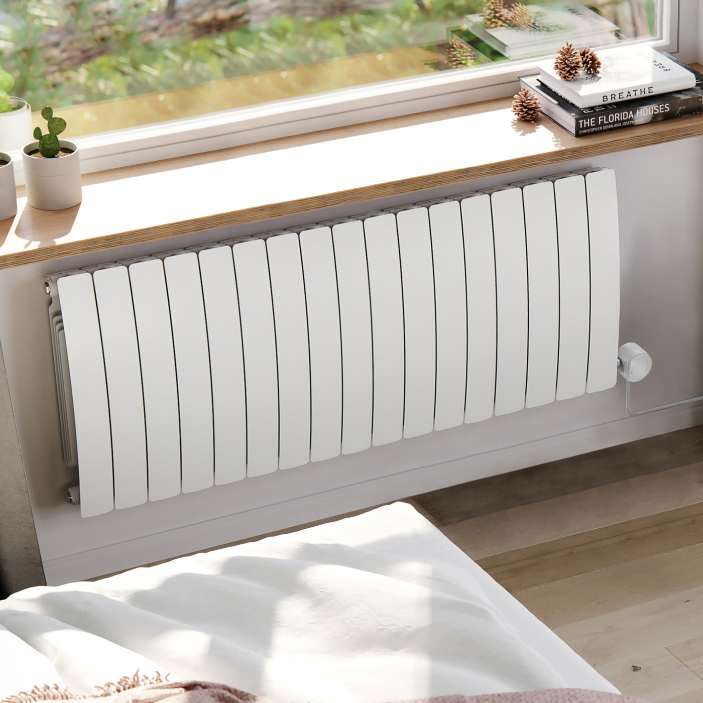 02_Terma-BERGAMO-_Wi-Fi_-UK-plug_-590h-x-1360w_mm_-2-Kw-Electric-Radiator_-White-Matt