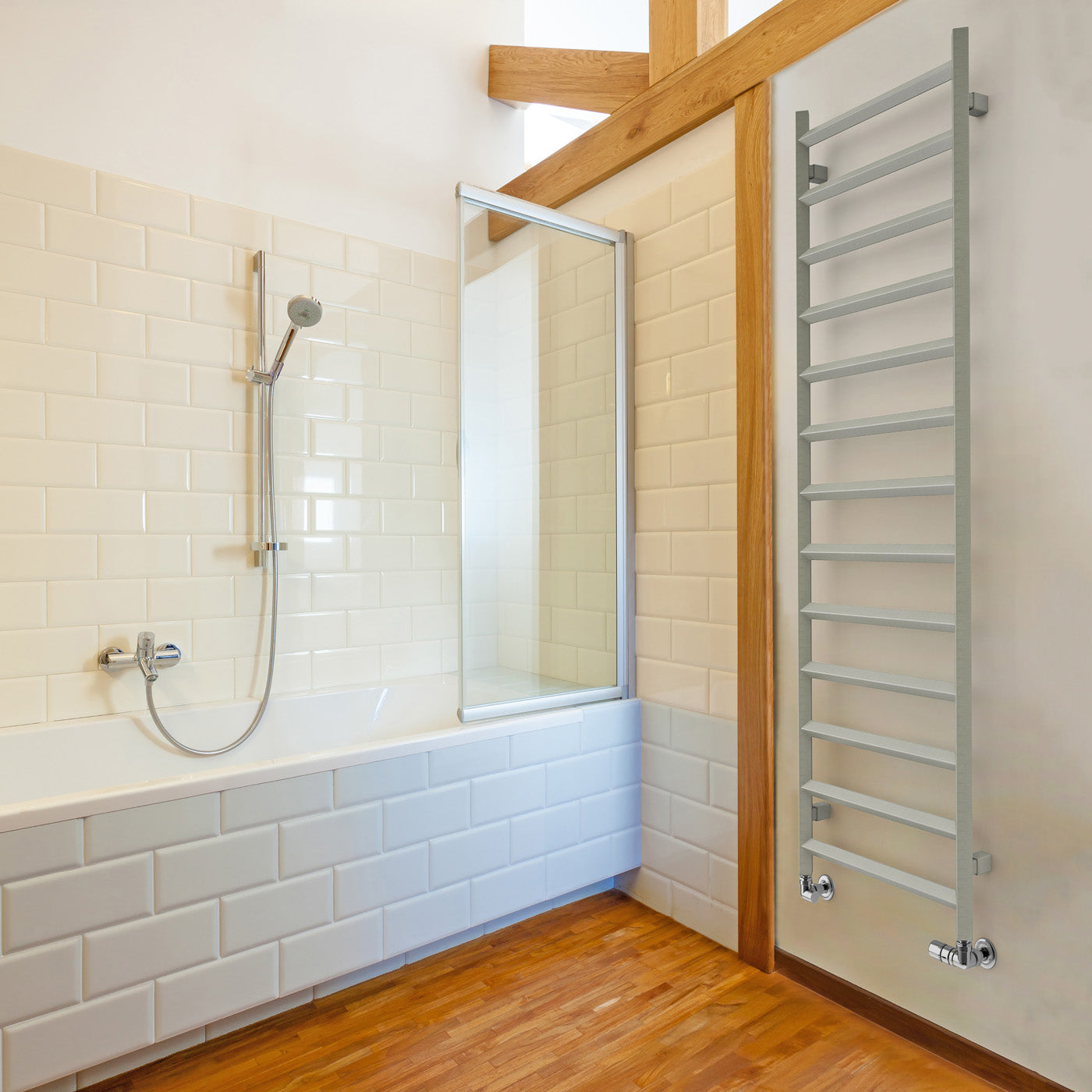 02_Terma-CRYSTAL-1560h-x-500wmm-1777-btus-heated-towel-rail-sparkling-gravel-taupe-grey