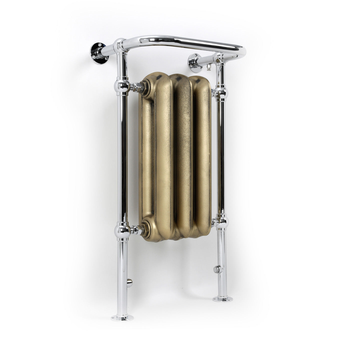 02_Terma-PLAIN-TOWEL-RAIL_-900h-x-490w_mm_-1217-BTUs_-Heated-Towel-Rail_-Antique-Brass-_Radiator_-_-Chrome-_Surround