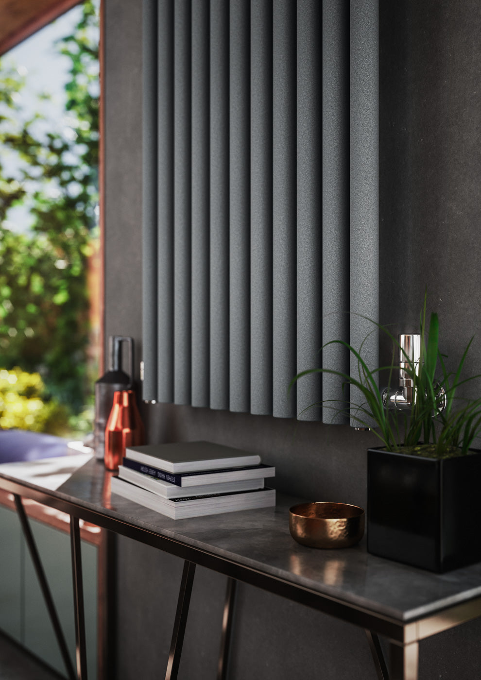 02_Terma-ROLO-ROOM_-1200h-x-590w_mm_-3028-BTUs-Vertical-Radiator_-Salt-n-Pepper-Grey