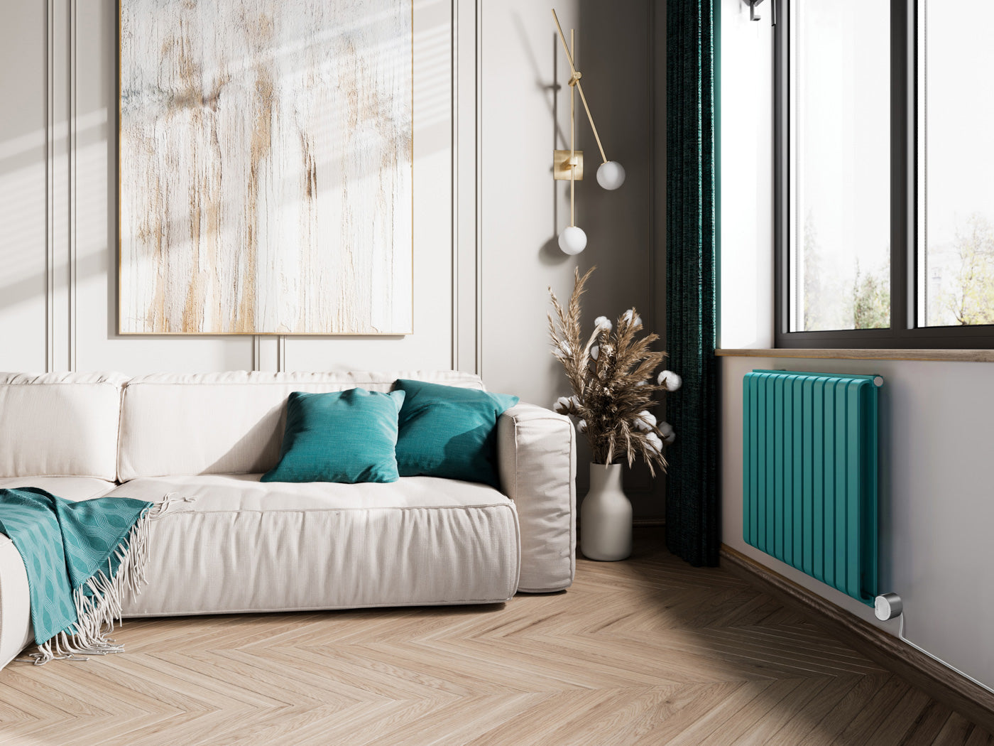 02_Terma-WARP-ROOM-E-_Wi-Fi_-UK-plug_-630h-x-785w_mm_-0.8-Kw-Electric-Radiator_-Matt-Teal-_RAL-5018