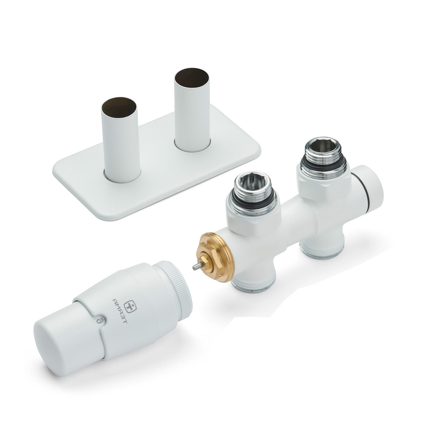02_Thermostatic-50mm-Radiator-Valves-_TRVs_-_-Pipe-Masking_-Matt-White-_RAL-9016_-LEFT-or-RIGHT-SIDED-STRAIGHT_-TWINS
