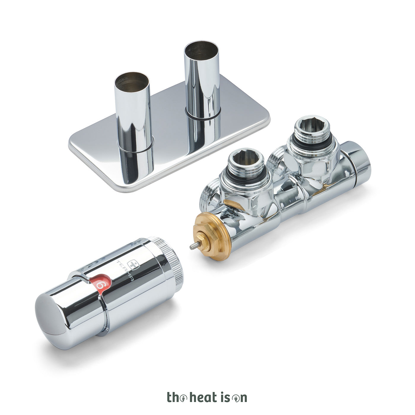 02_Thermostatic-50mm-Towel-Rail-Valves-_TRVs_-_-Pipe-Masking_-Chrome_-LEFT-SIDED-ANGLED_-TWINS