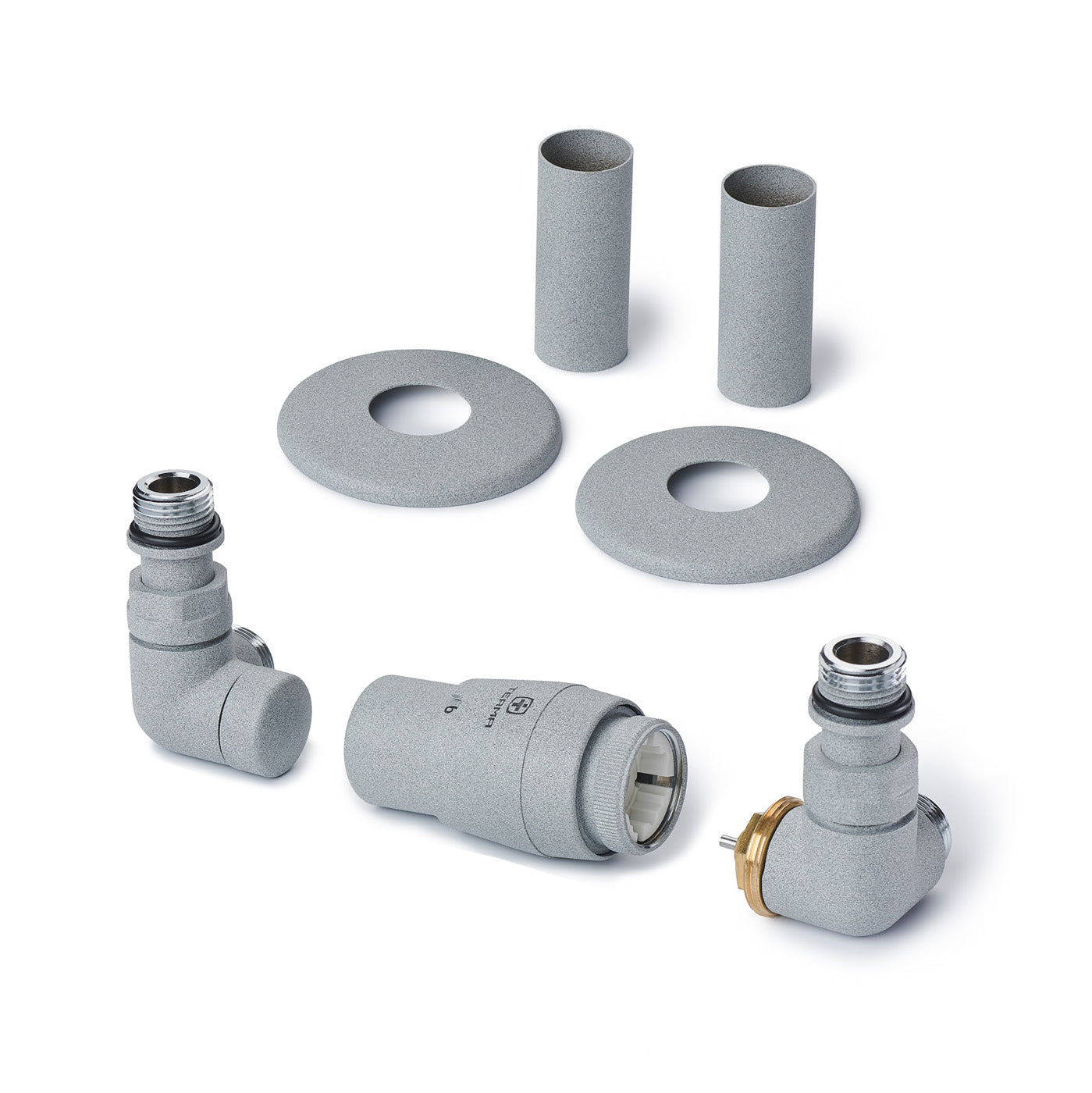 02_Thermostatic-Heated-Towel-Rail-Valves-_TRVs_-_-Pipe-Masking-_presented-on-Radiator_-Salt-n-Pepper-Grey_-LEFT-SIDED_-3-AXIS-_CORNER_-VISION_c3600bef-2d4c-451d-af35-c2c6b37b1169