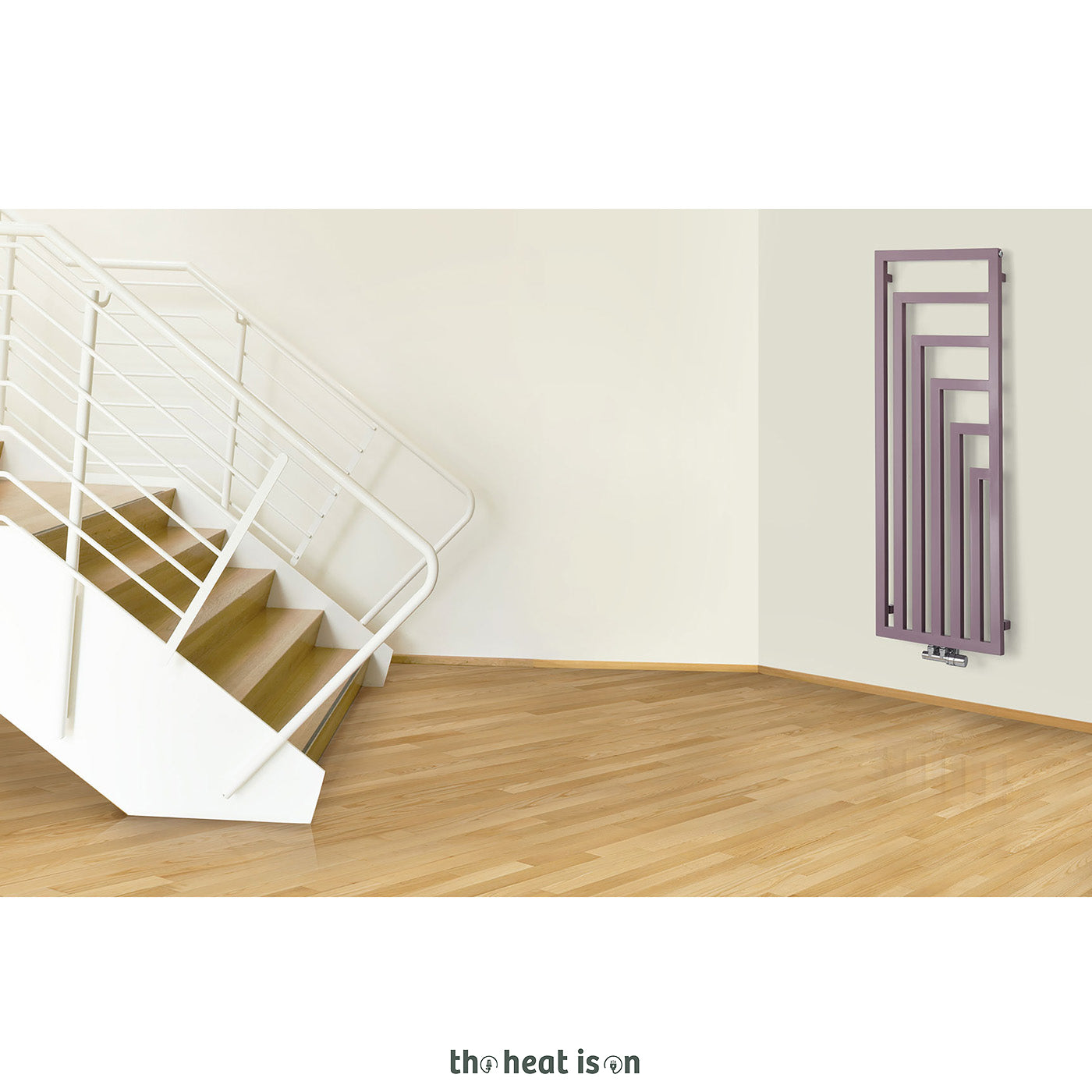 Terma ANGUS V, 1300h x 440w(mm), 1901 BTUs, Vertical Designer Radiator, Lavender