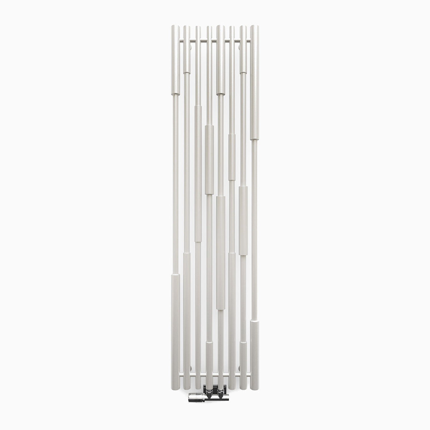 Terma CANE, 1900h x 390w(mm), 2621 BTUs, Vertical Designer Radiator, White Gold