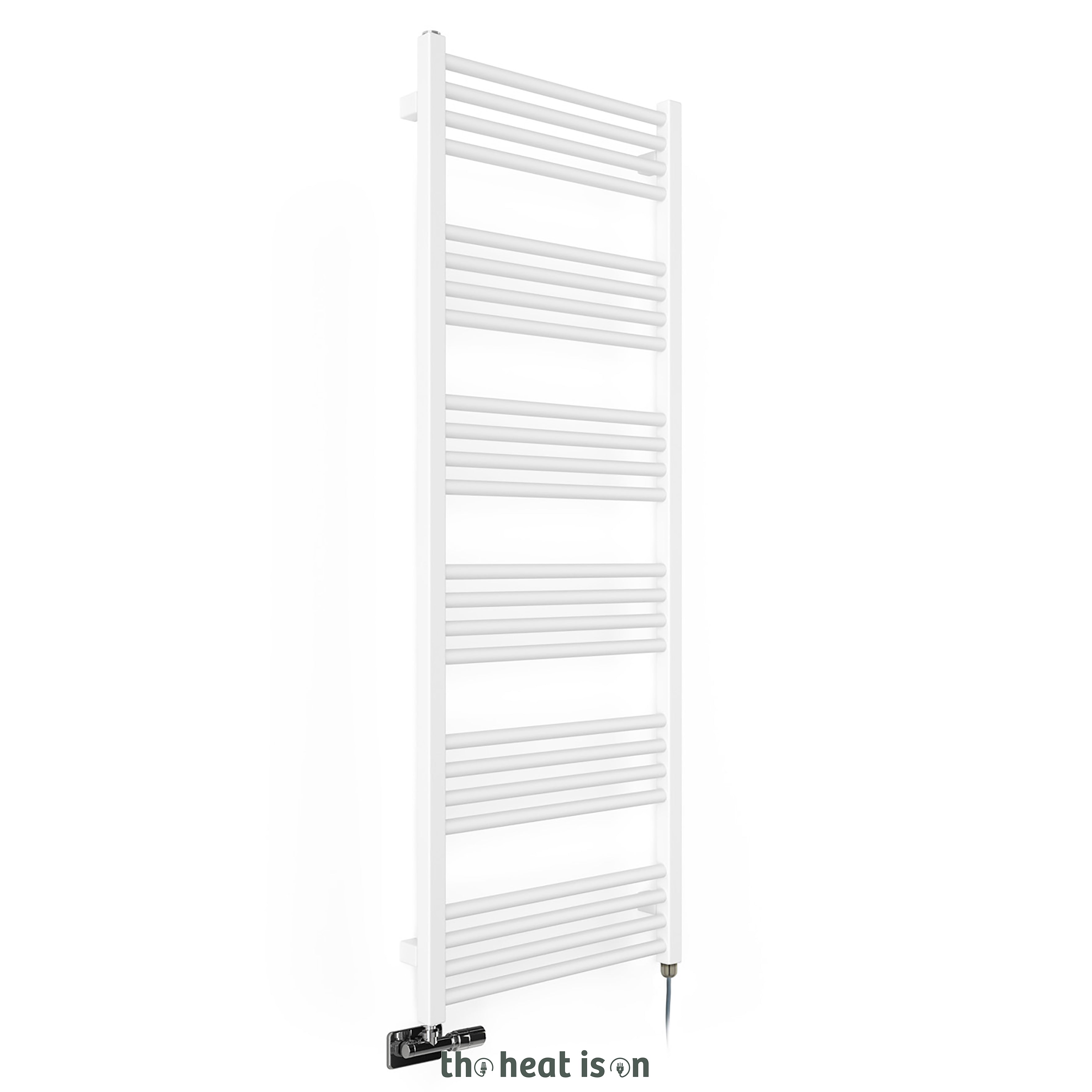 02_terma-fiona-dual-fuel-towel-rail_-1380h-x-500w_mm_-2003-btus_-600w_-super-matt-soft-ral-9016-_with-unico-dual-fuel-valve-in-chrome-_-sim-element_-one-set-temp-65oc