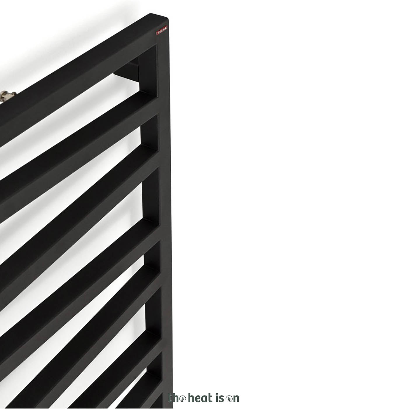Terma ZIG ZAG, 1780h x 500w(mm), 2139 BTUs, Heated Towel Rail, Heban