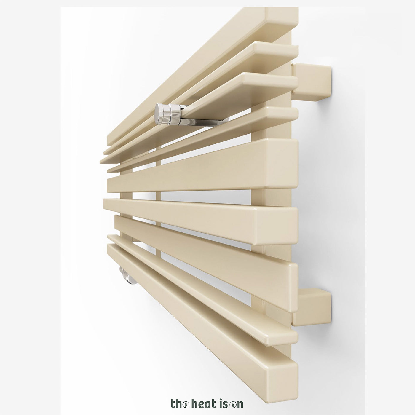 Terma SHERWOOD H, 330h x 1000w(mm), 1462 BTUs, Horizontal Designer Radiator, RAL 1014 Matt Ivory Cream