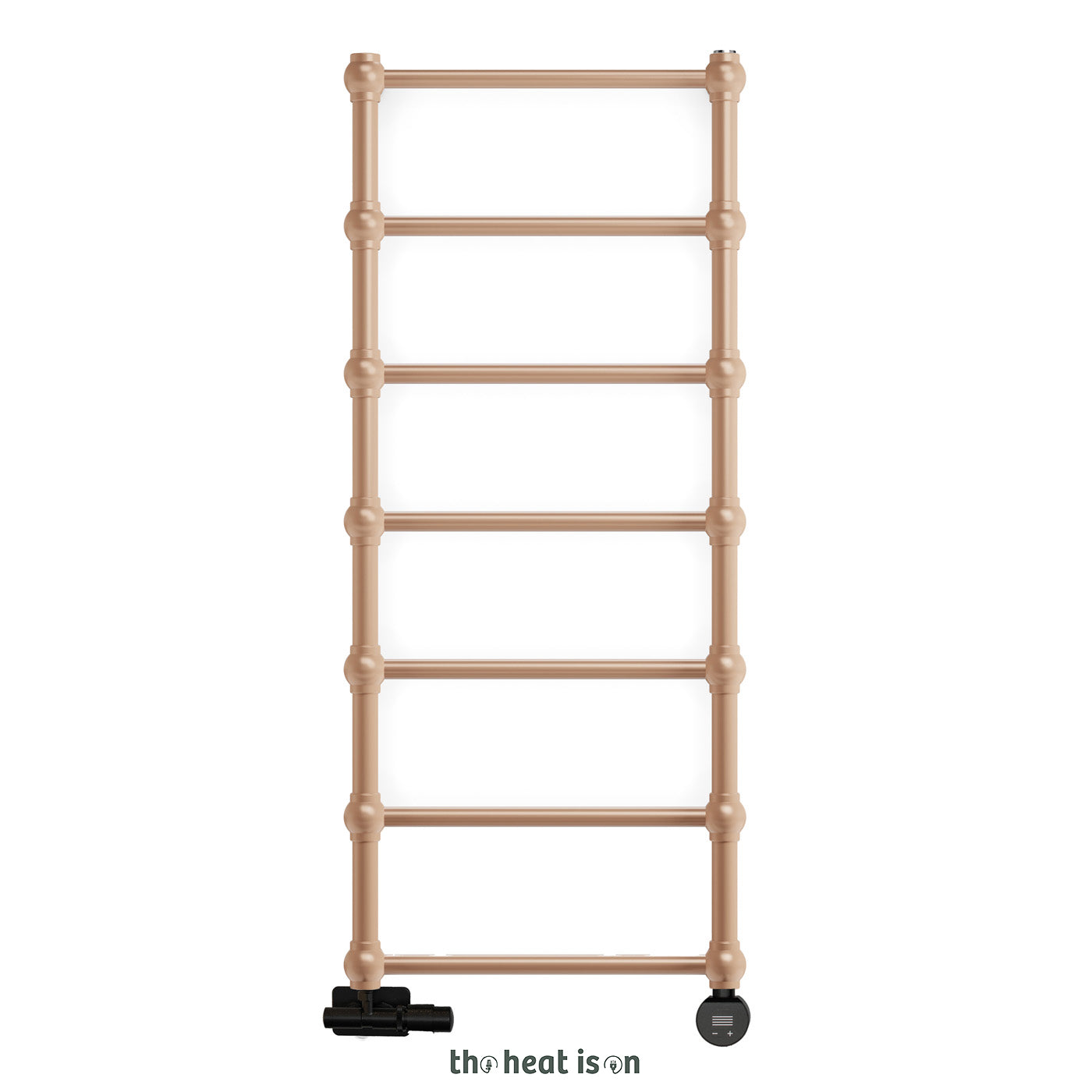 03-terma-retro-dual-fuel-towel-rail_-1170h-x-504w_mm_-1051-btus_-300w_-bright-copper-_with-unico-dual-fuel-valve-in-bright-copper--_-veo-black_black-wi-fi-element_-30-60_c