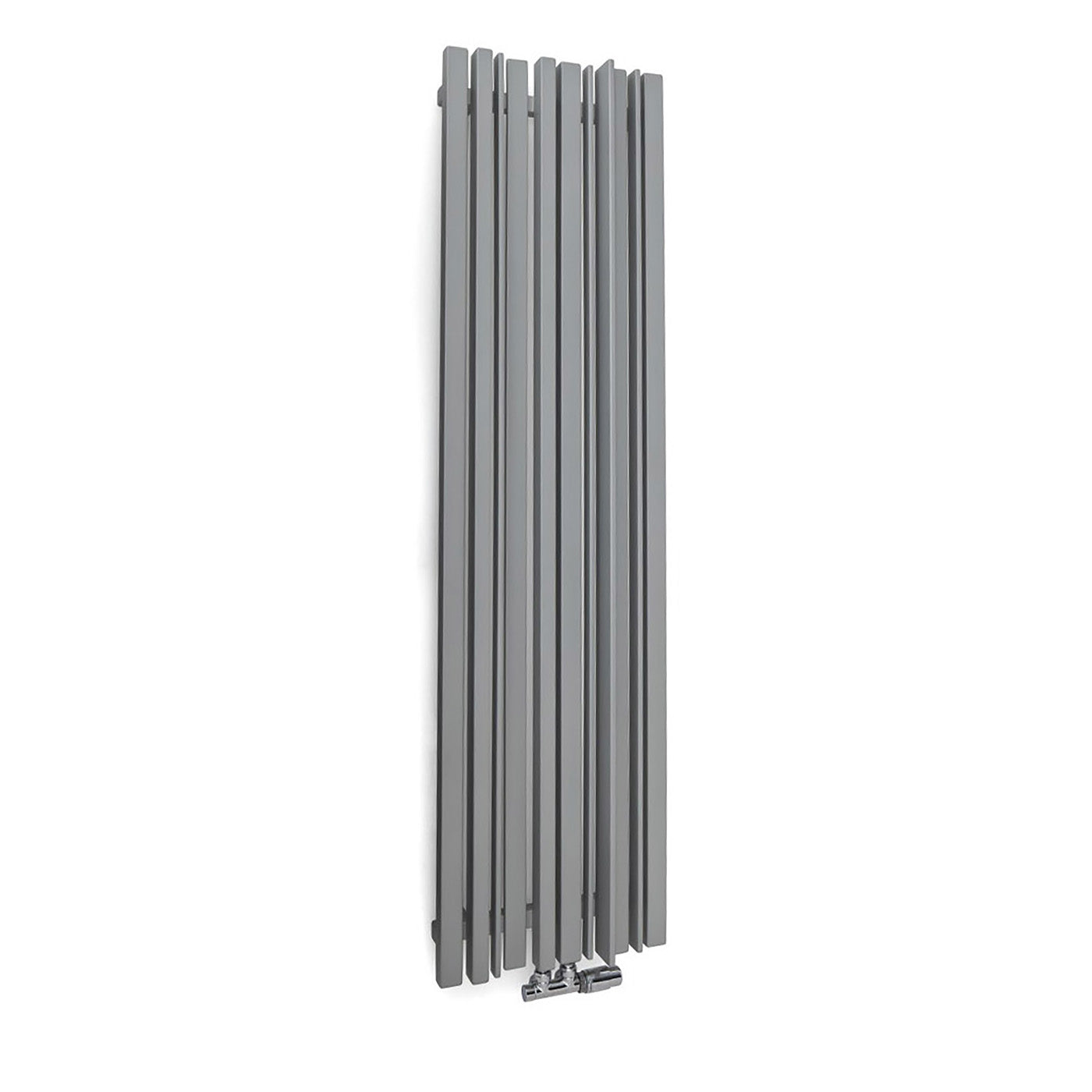 Terma SHERWOOD V, 1600h x 330w(mm), (50mm Central Connections) 2481 BTUs, Vertical Designer Radiator, Metallic Beige (aka Taupe Grey)