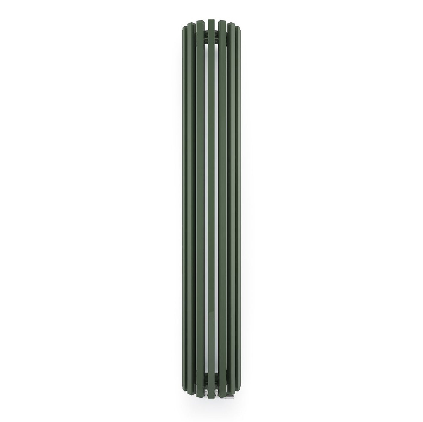 Terma TRIGA AN, 1900h x 280w(mm), 3593 BTUs, Vertical Designer Radiator, RAL 6003 Matt Olive Green