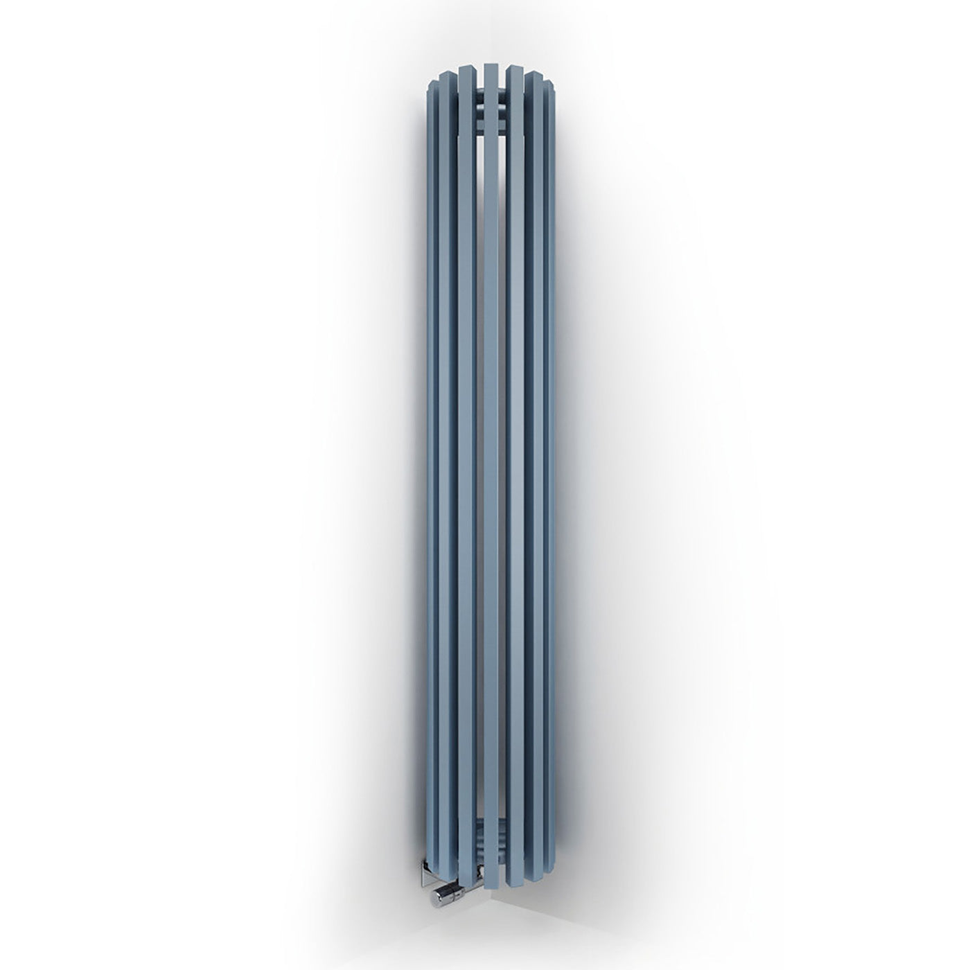 Terma TRIGA ANC, 1700h x 280w(mm), 3252 BTUs, Vertical Designer Radiator, Pastel Blue