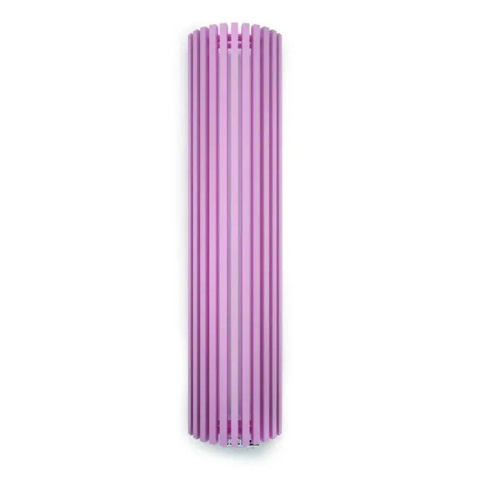 Terma TRIGA AW, 1700h x 430w(mm), 1988 BTUs, Vertical Designer Radiator, RAL 4001 Red Lilac Pink