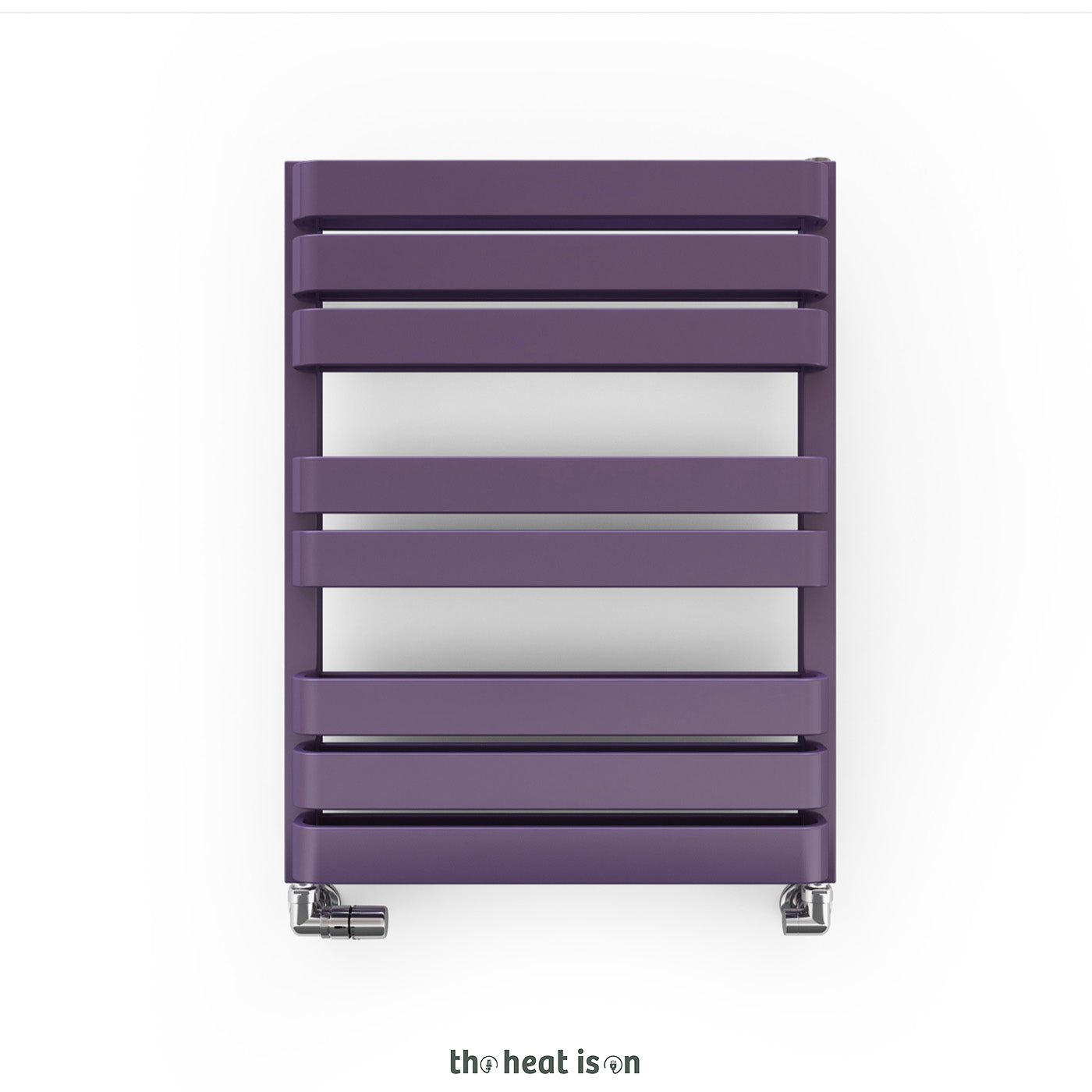 Terma WARP T BOLD, 655h x 600w(mm), 1858 BTUs Heated Towel Rail, RAL 4005 Matt Blue Lilac Purple