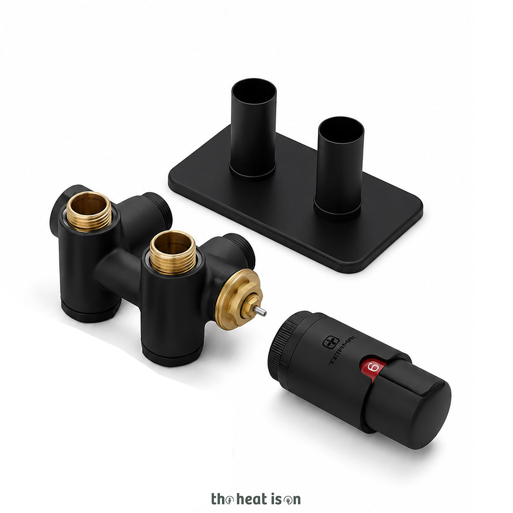 03-thermostatic-50mm-radiator-valves-trvs-with-integrated-t-piece-for-dual-fuel-pipe-masking-matt-black-right-sided-3-axis-corner-integra-duo