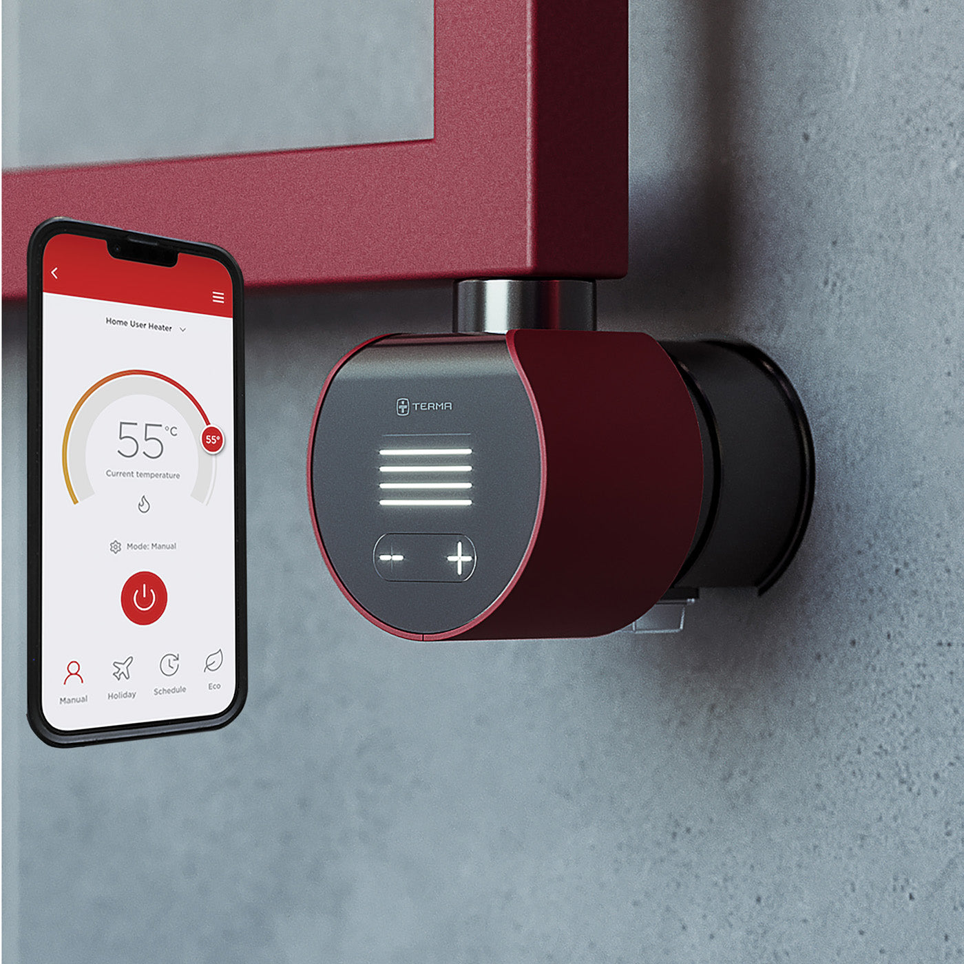 03_Heating-Element-VEO-Terma-SMART-Controller_-Red-Wine-Clamshell_-Black-Fascia-_Supplied-with-UK-Plug-pre-fitted