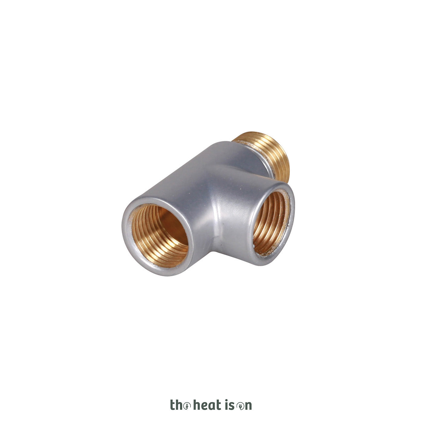 03_T-Piece_-Silver-Matt_-Dual-Fuel-Conversion-Radiator-Accessory