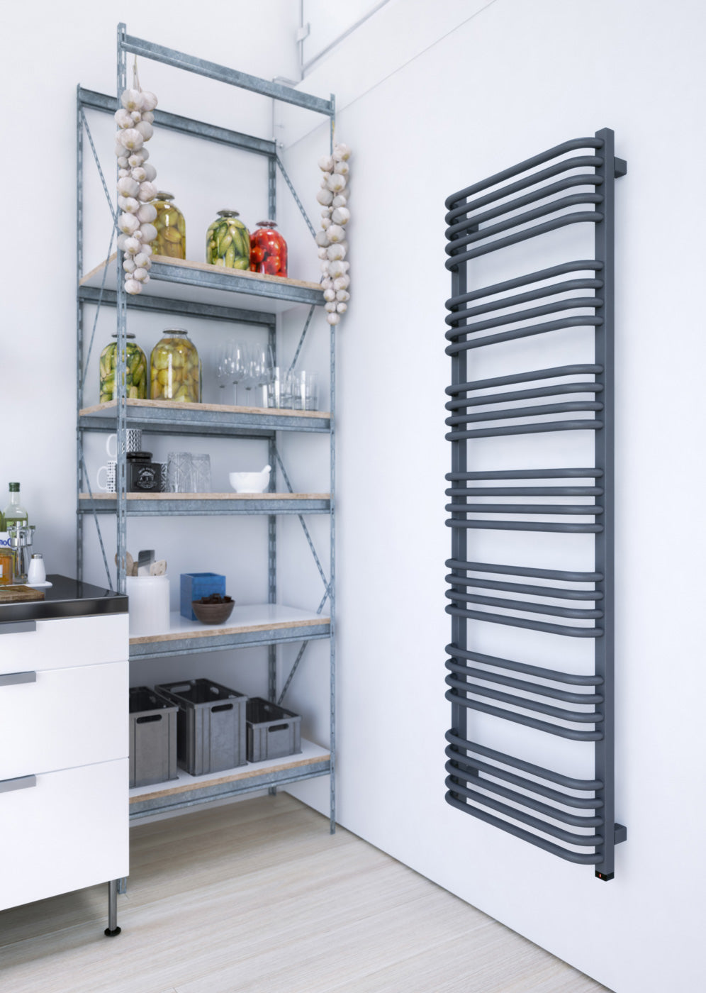 03_Terma-ALEX-ONE-_-45_60-deg._-1580h-x-500w_mm_-800w-Electric-Towel-Rail_-Modern-Grey