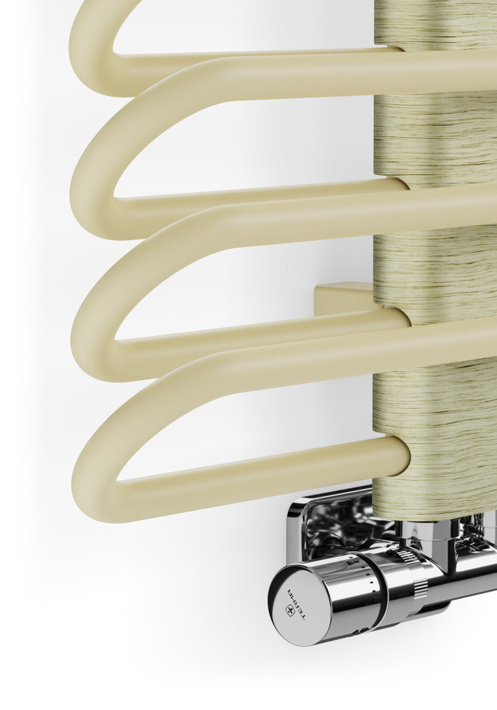03_Terma-MICHELLE_-780h-x-400w_mm_-1245-BTUs-Heated-Towel-Rail_-Matt-Cream-_Bars_-_-Brushed-Brass-_Masking