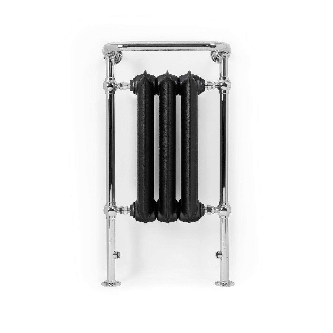 03_Terma-PLAIN-TOWEL-RAIL_-900h-x-490w_mm_-1217-BTUs_-Heated-Towel-Rail_-Flat-Black-_Radiator_-_-Chrome-_Surround