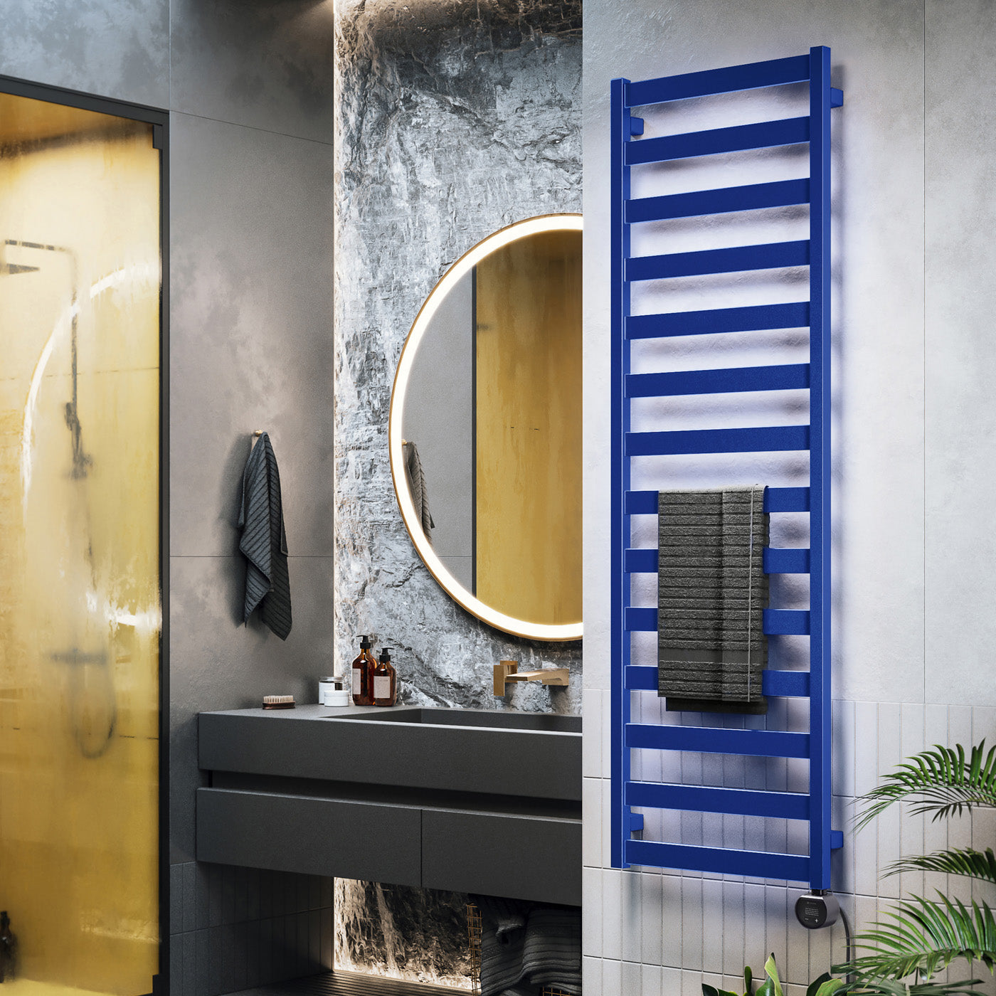 03_Terma-VIVO-_Wi-Fi_-15-28-deg._--1630h-x-500w_mm_-600w-Electric-Towel-Rail_-Matt-Denim-Blue
