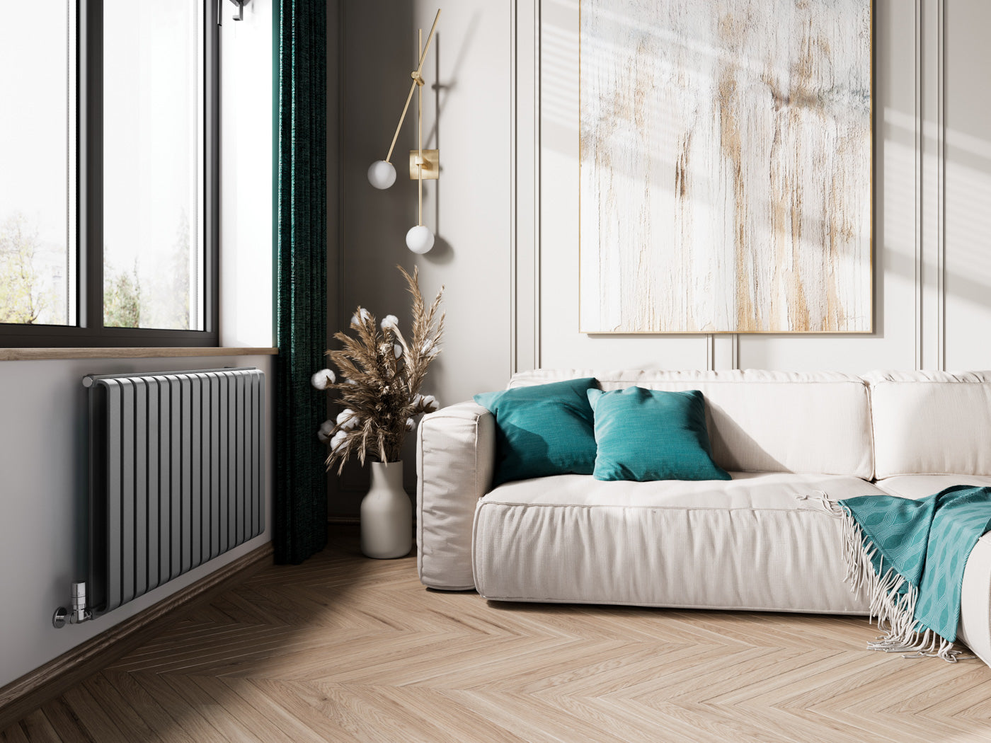 03_Terma-WARP-ROOM_-630h-x-1045w_mm_-3945-BTUs-Designer-Radiator_-Salt-n-Pepper