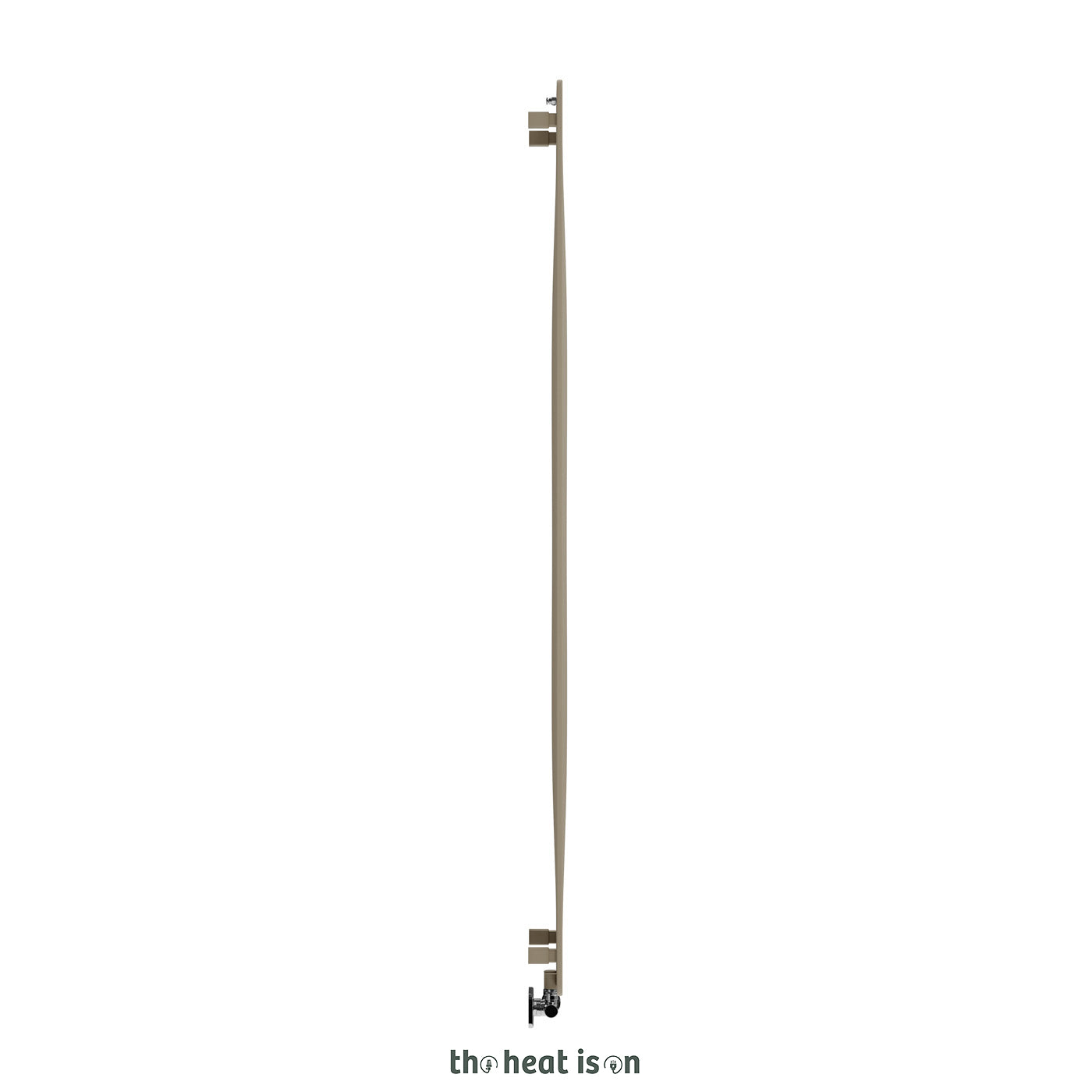 Terma AERO V, 1500h x 410w(mm), 1904 BTUs, Vertical Designer Radiator, Quartz