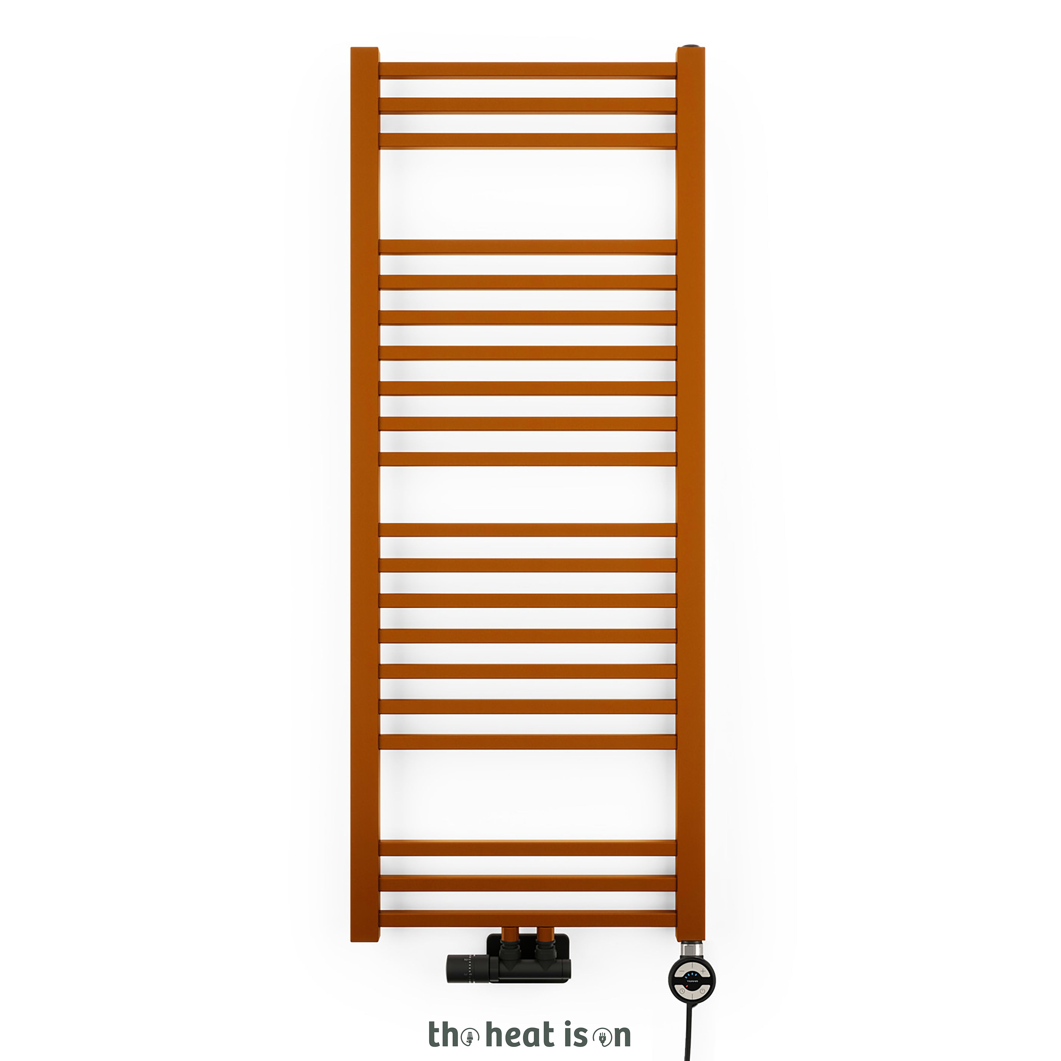 03_terma-bone-dual-fuel-towel-rail_-1260h-x-500w_mm_-_50mm-connections_-1716-btus_-400w_-bright-copper-_with-twins-valves-in-black-_-moa-element-in-black_-30-60oc