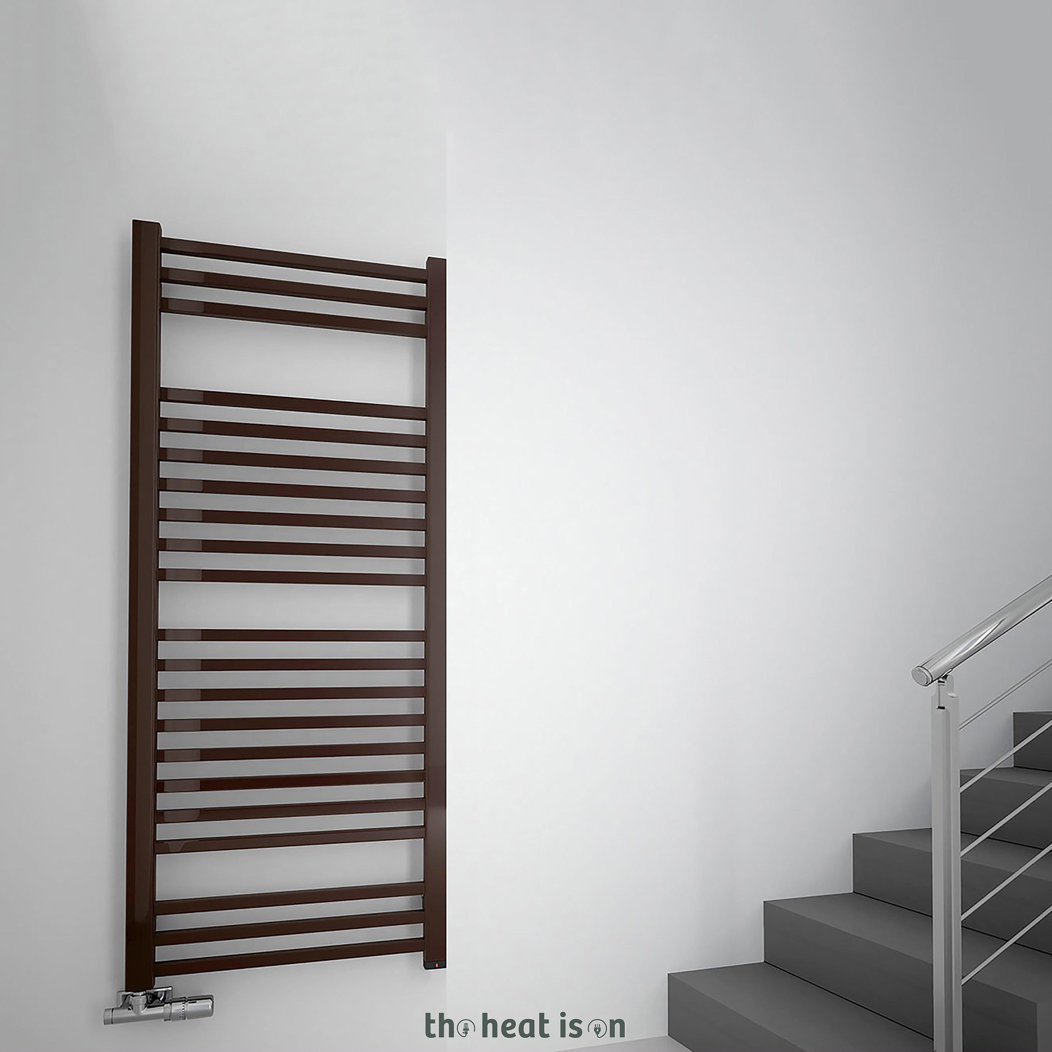 03_terma-bone-one-dual-fuel-towel-rail_-1260h-x-500w_mm_-1716-btus_-400w_-matt-terra-brown-ral-8028-_with-unico-dual-fuel-valve-in-chrome-_-internal-one-element_-45_60oc