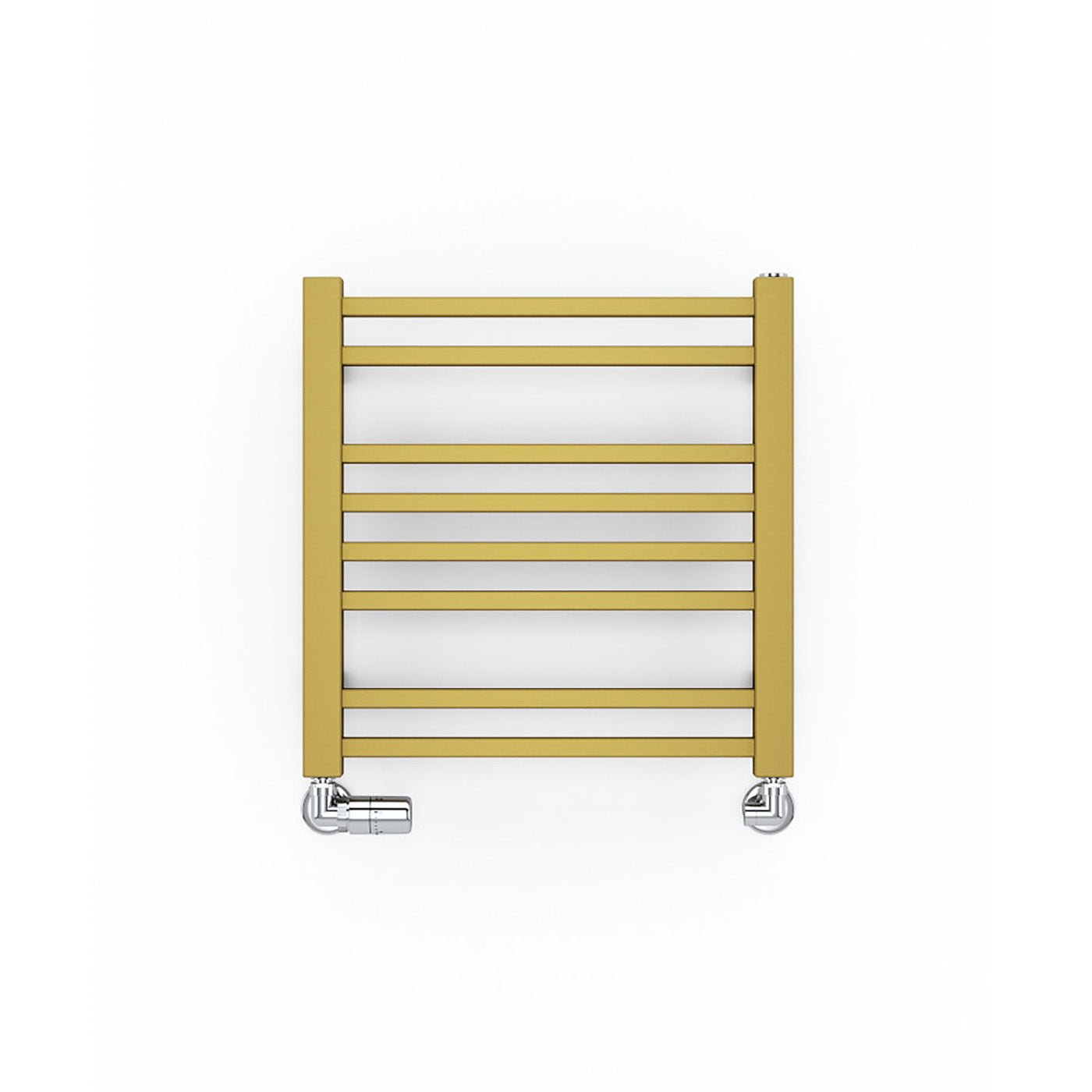 Terma BONE, 760h x 500w(mm), 1092 BTUs, Heated Towel Rail, RAL 1024 Matt Ochre Yellow