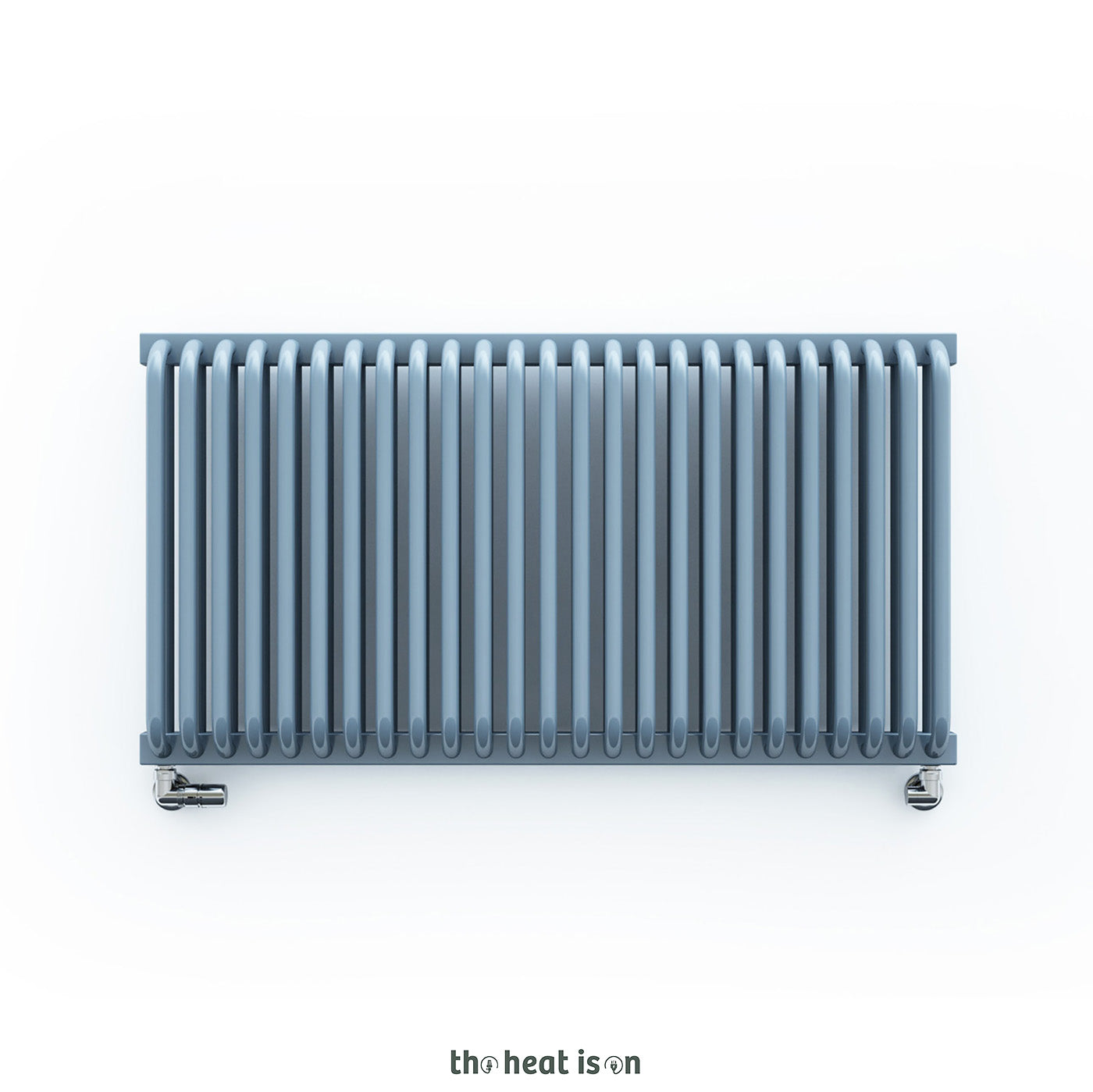 Terma DELFIN, 540h x 1020w(mm), 3607 BTUs, Horizontal Designer Radiator, RAL 5024 Matt Pastel Blue
